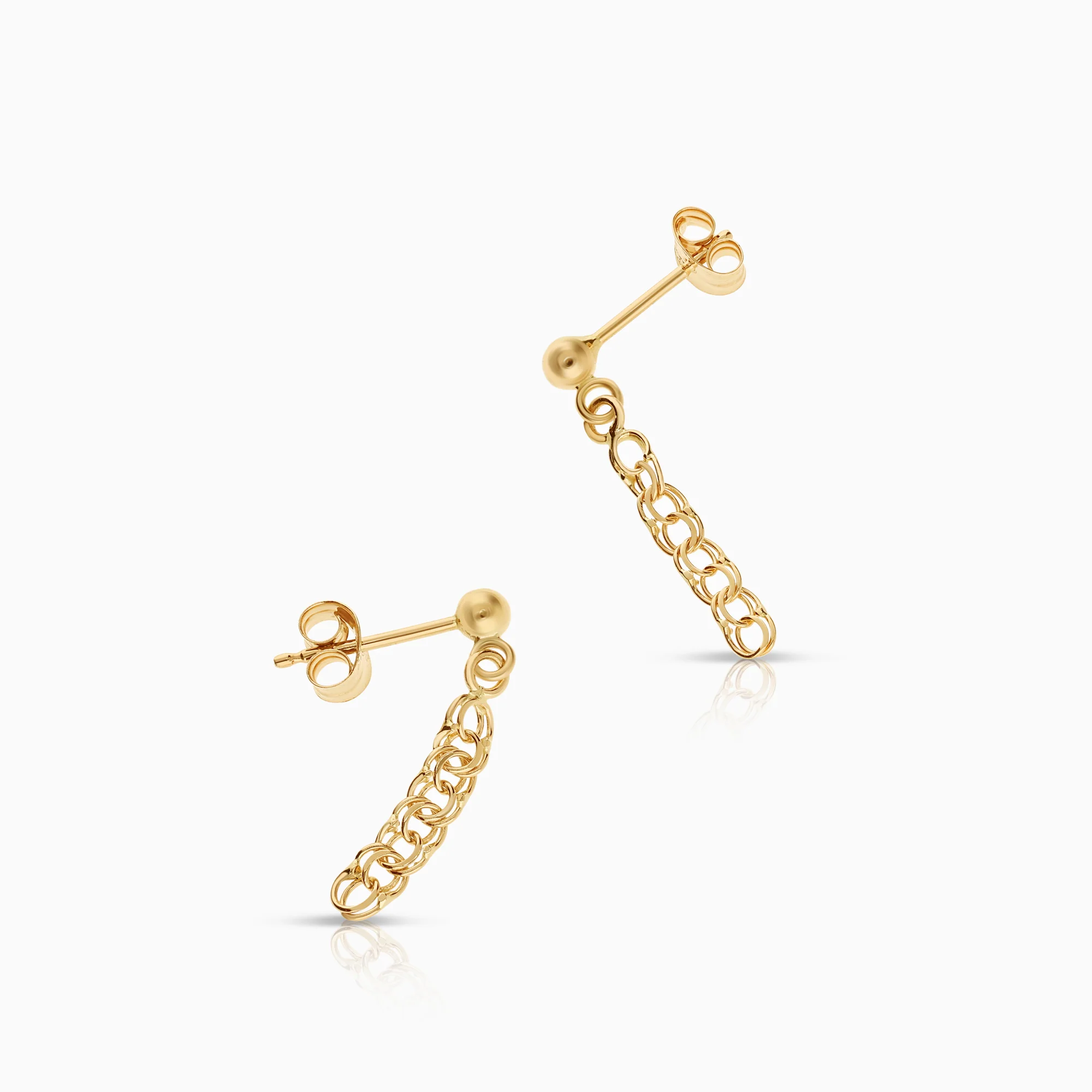 Bismarck earrings 0.91g 18K gold - Image 2