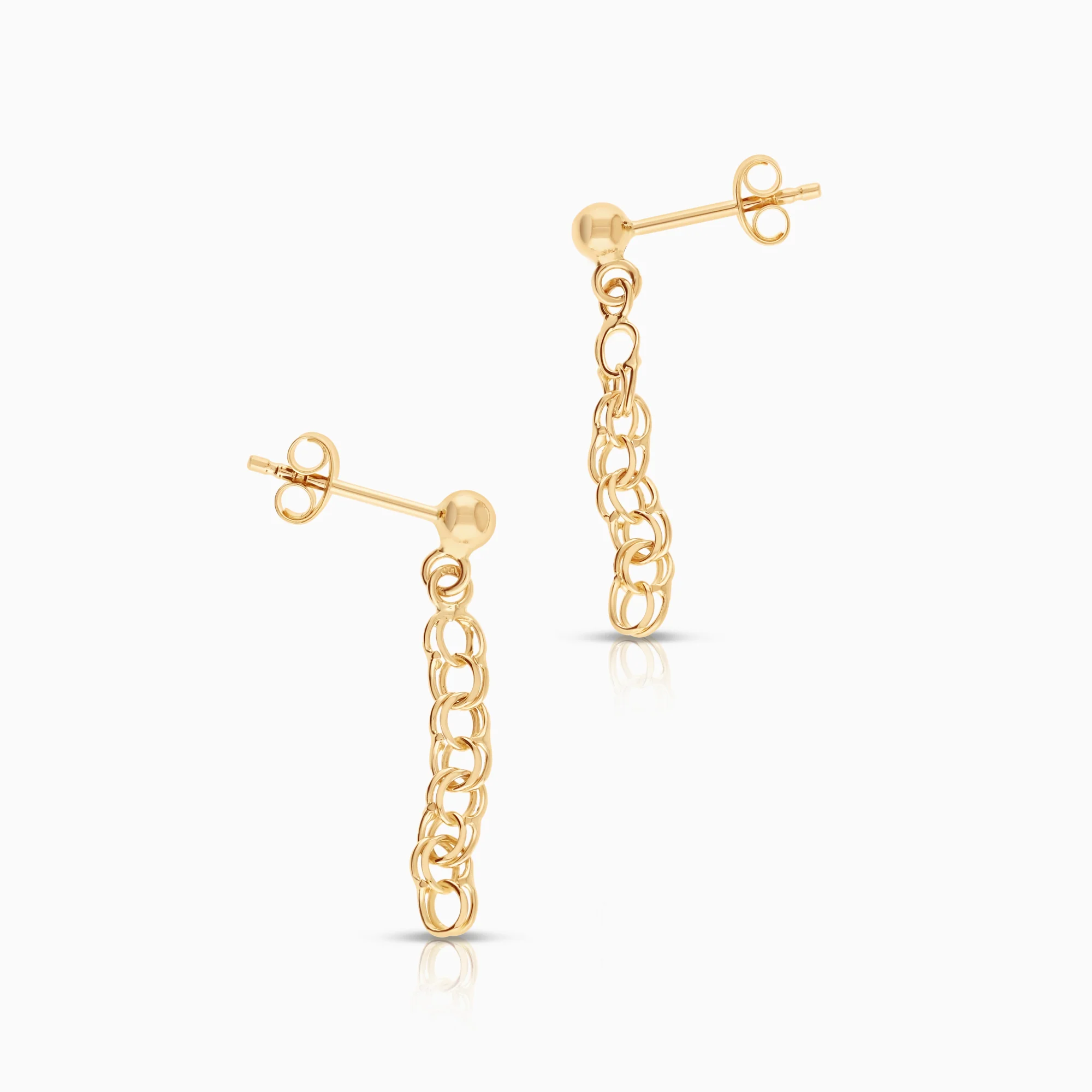 Bismarck earrings 1.03g 18K gold - Image 2
