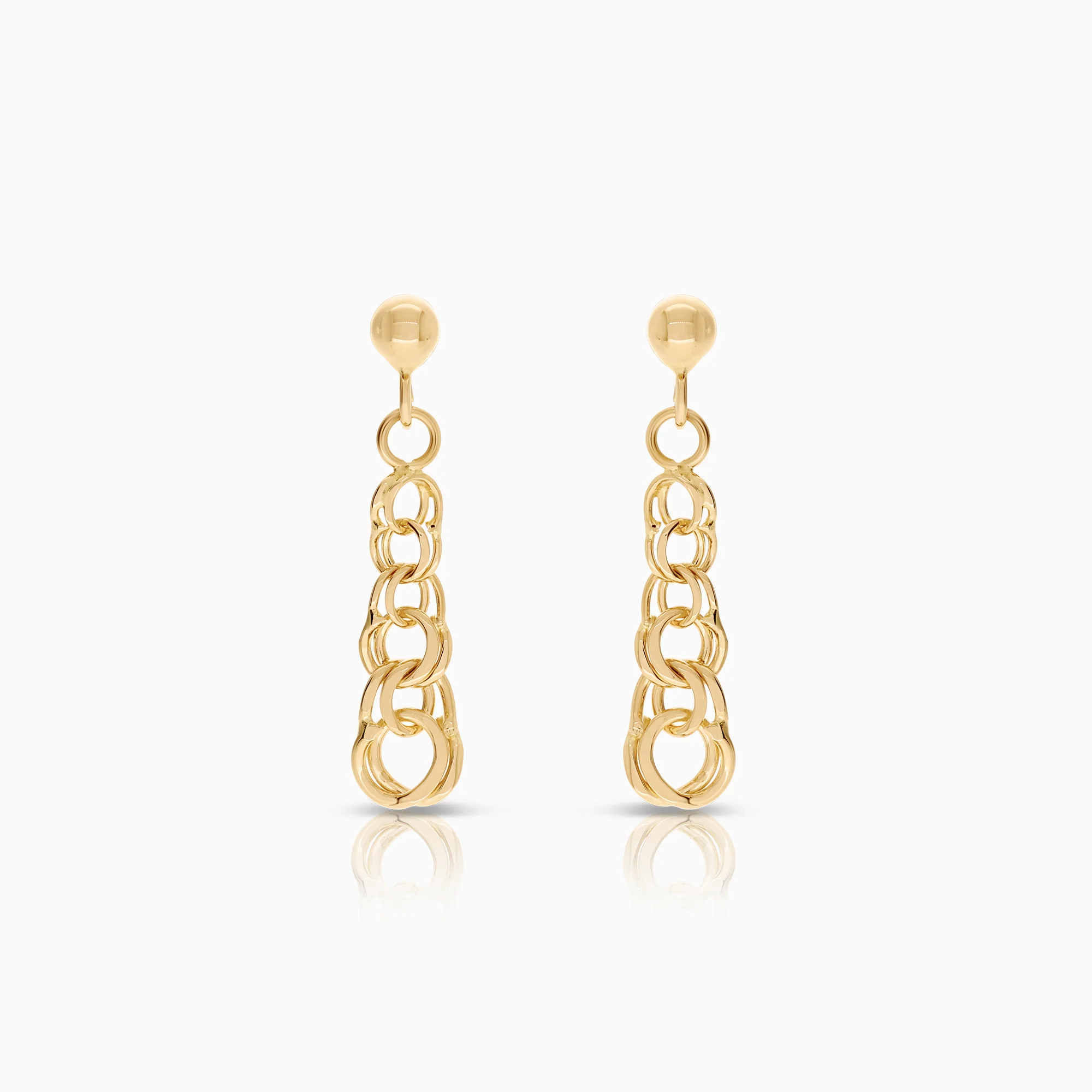 Bismarck earrings 1.17g 18K gold