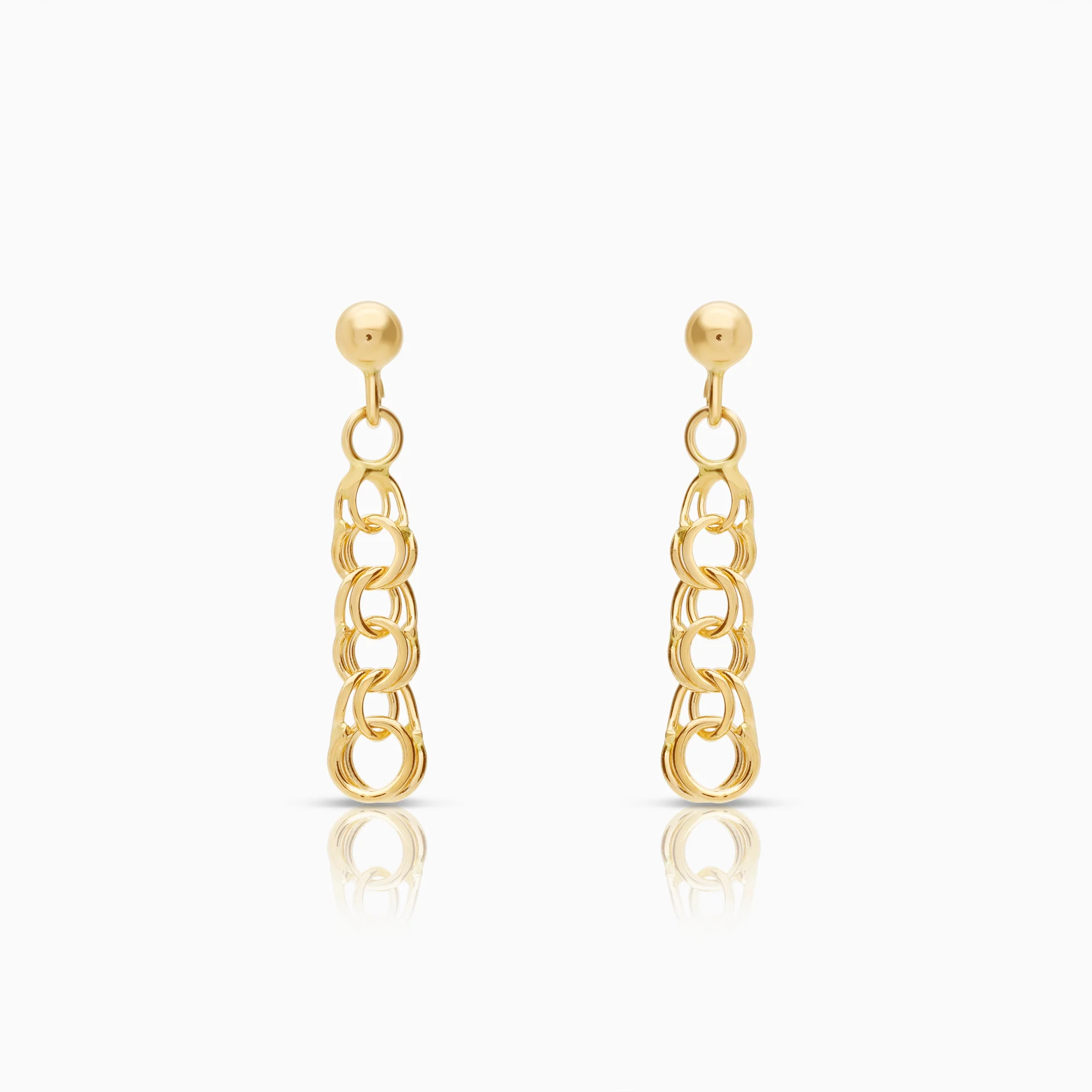 Bismarck earrings 1.22g 18K gold