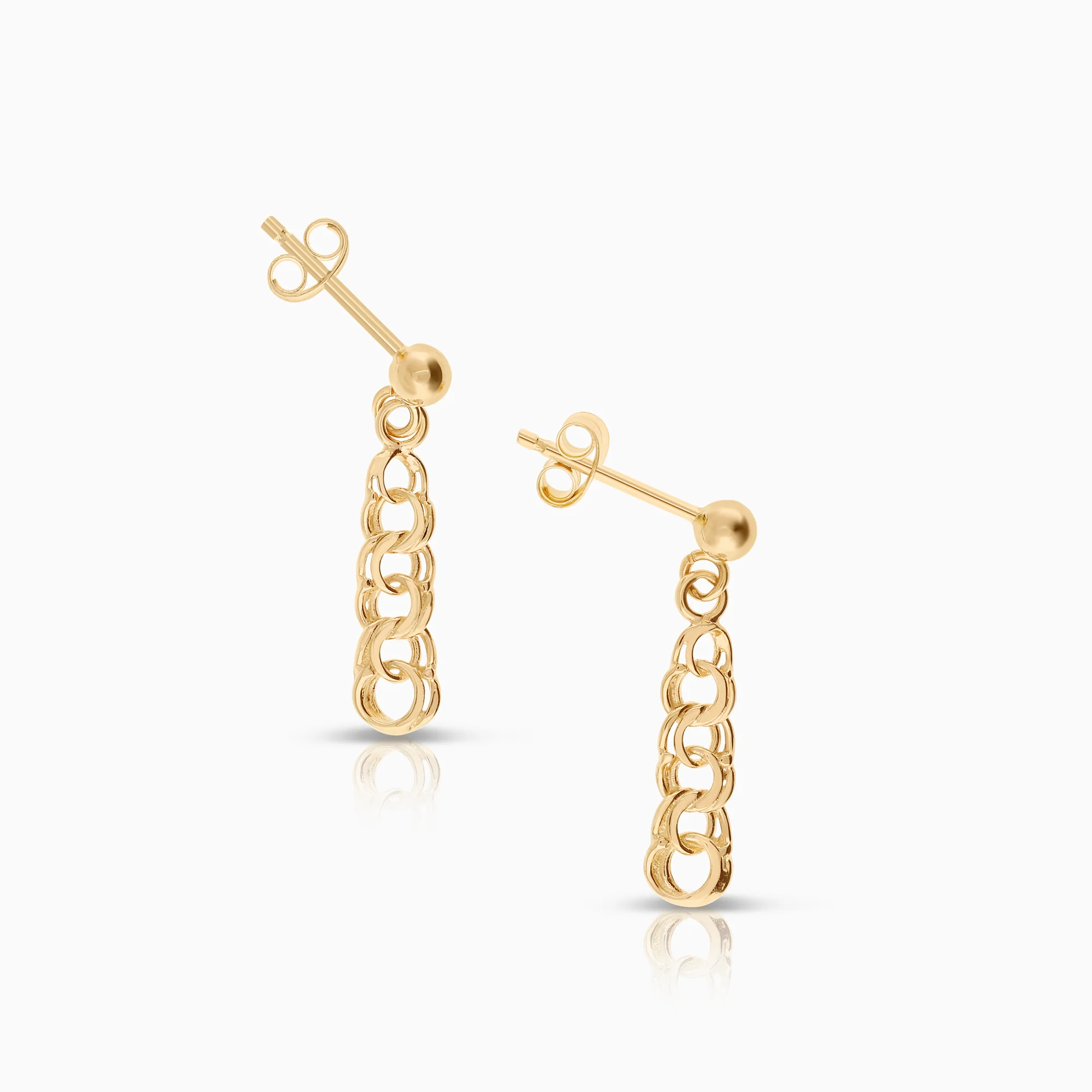 Bismarck earrings 1.25g 18K gold - Image 2
