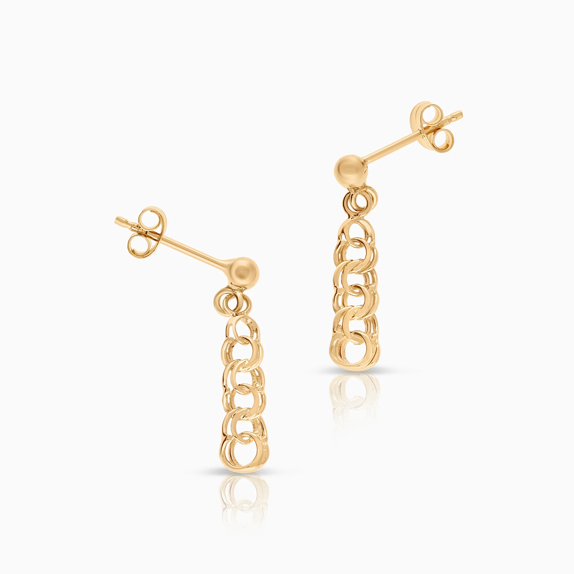 Bismarck earrings 1.26g 18K gold - Image 2