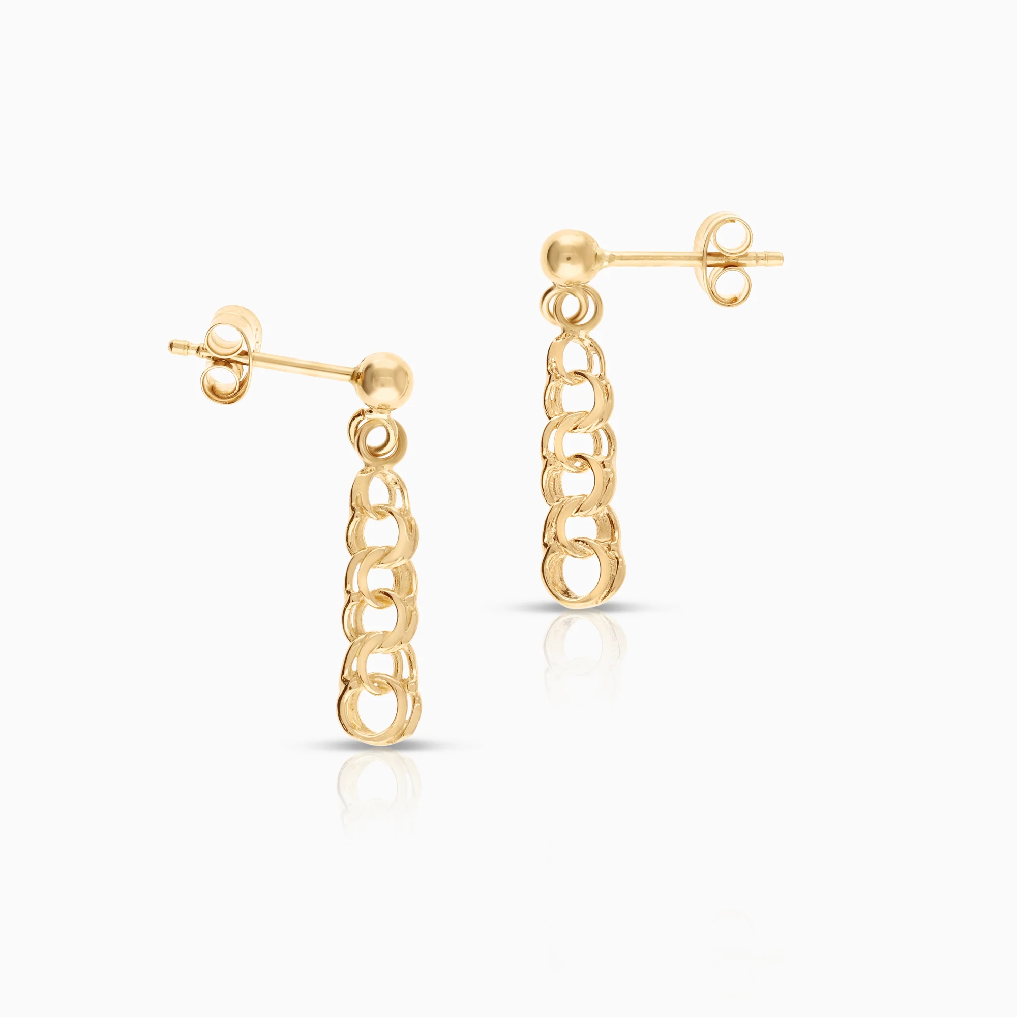 Bismarck earrings 1.27g 18K gold - Image 2