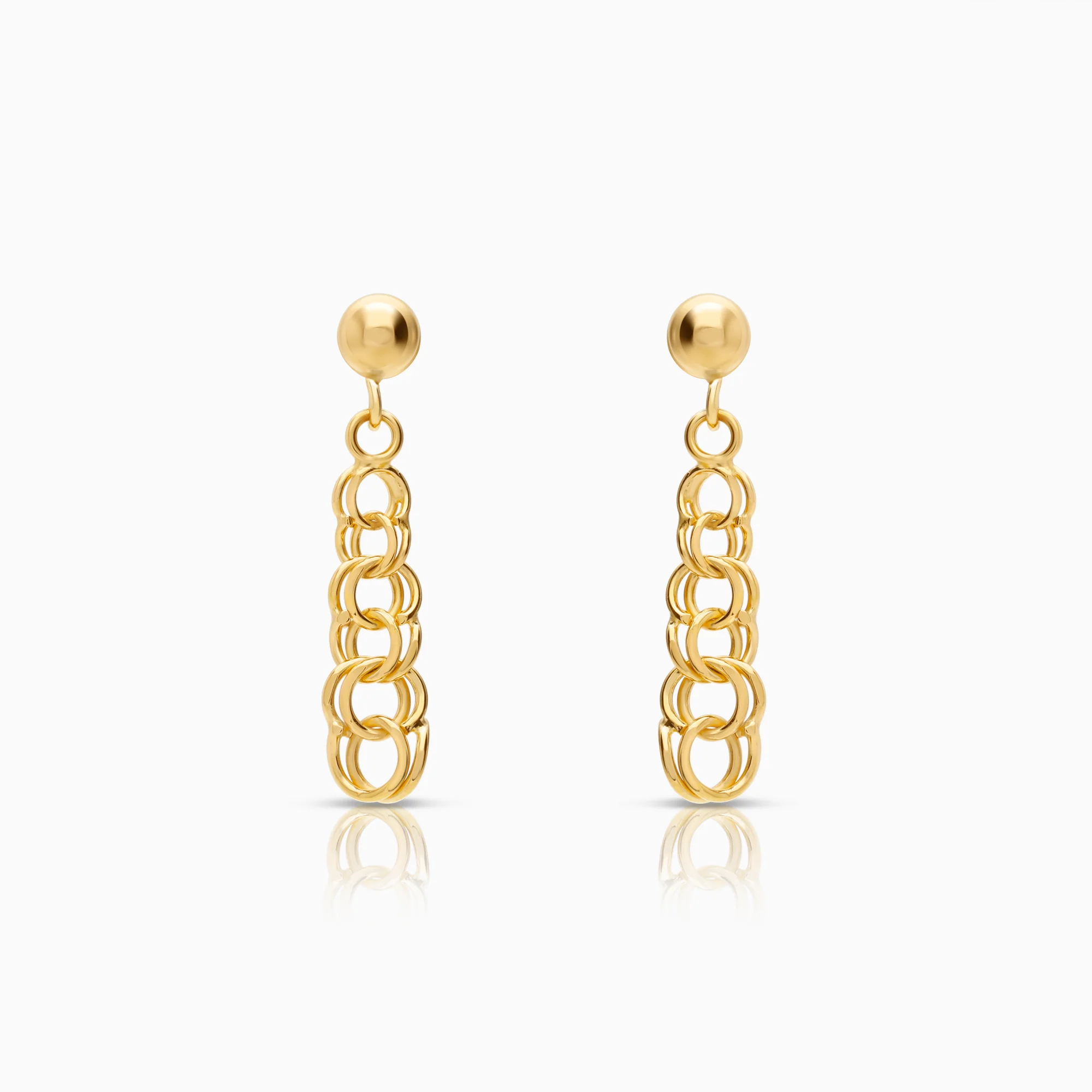Bismarck earrings 1.56g 18K gold