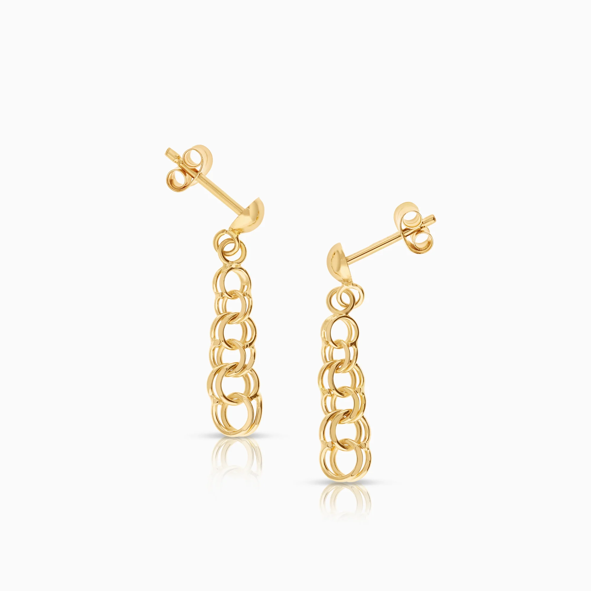 Bismarck earrings 1.56g 18K gold - Image 2