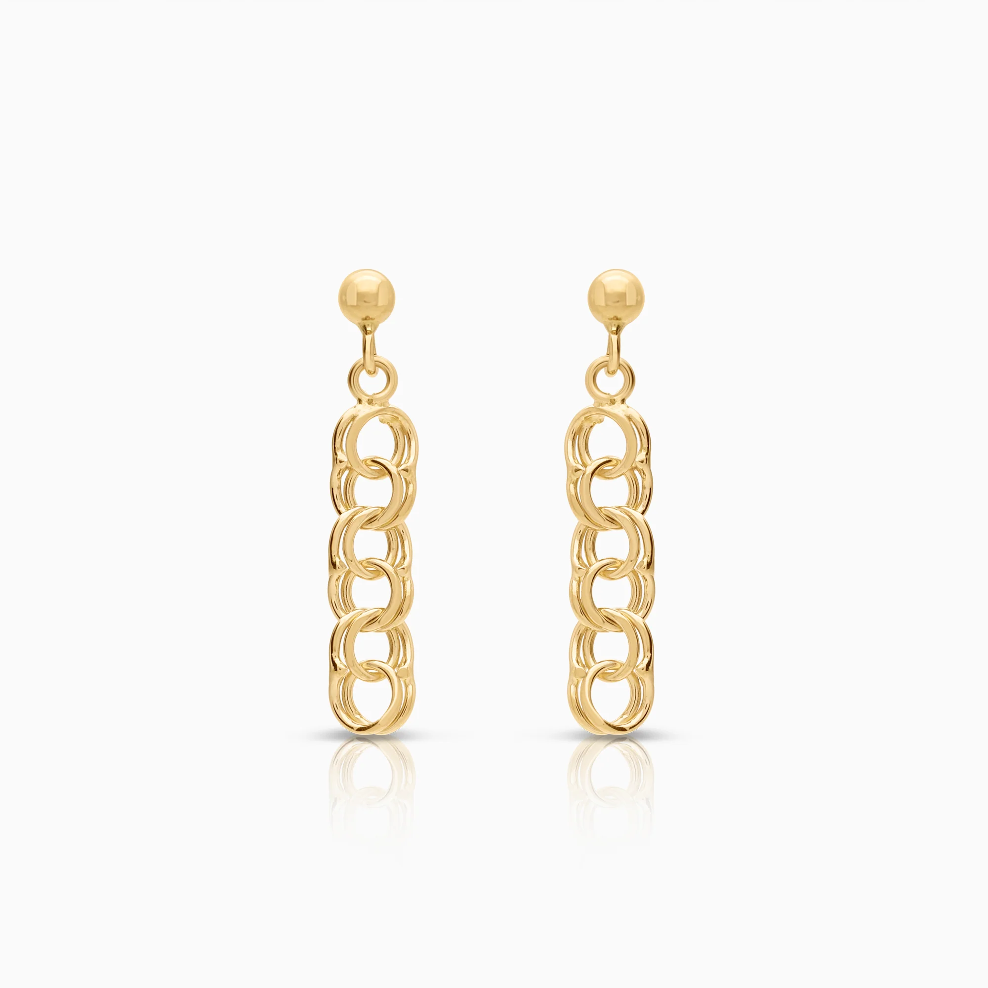 Bismarck earrings 1.71g 18K gold