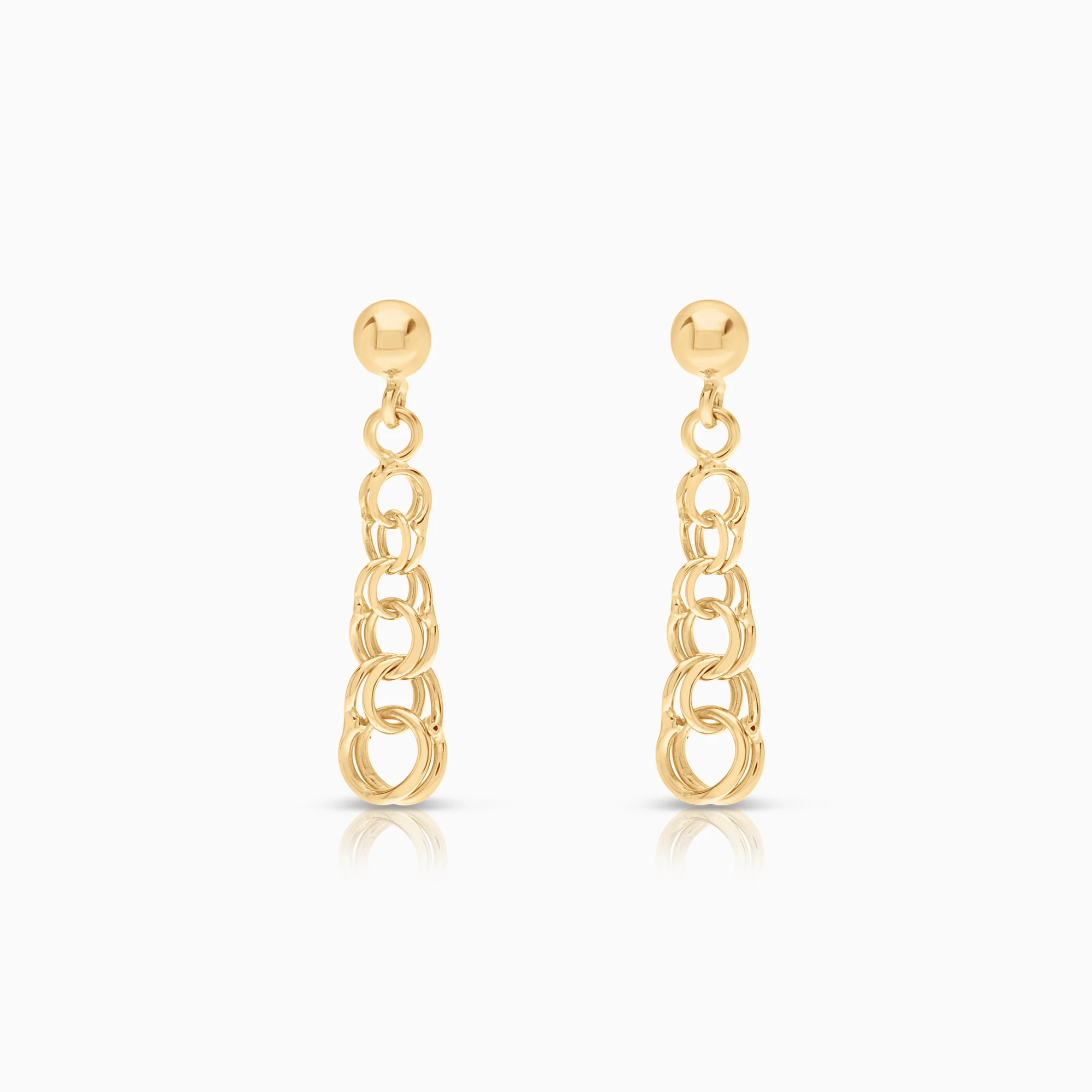 Bismarck earrings 1.75g 18K gold