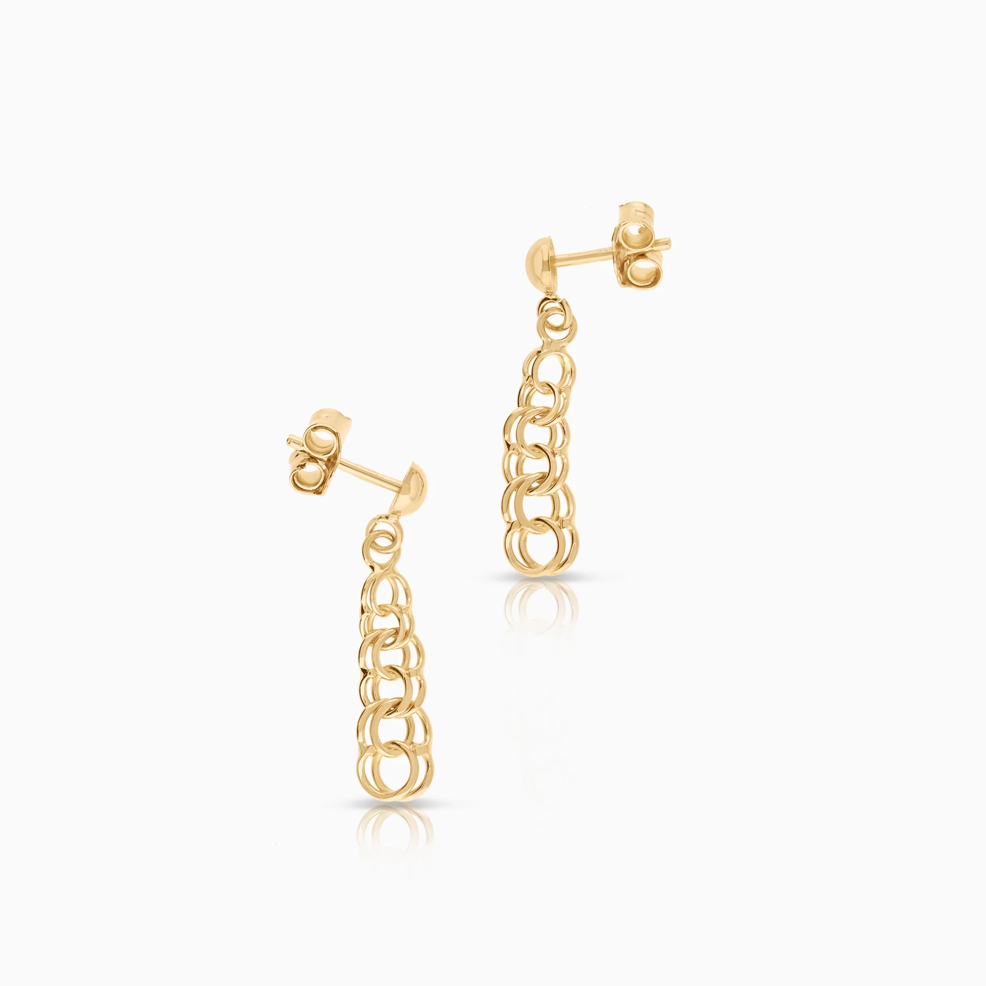 Bismarck earrings 1.79g 18K gold - Image 2