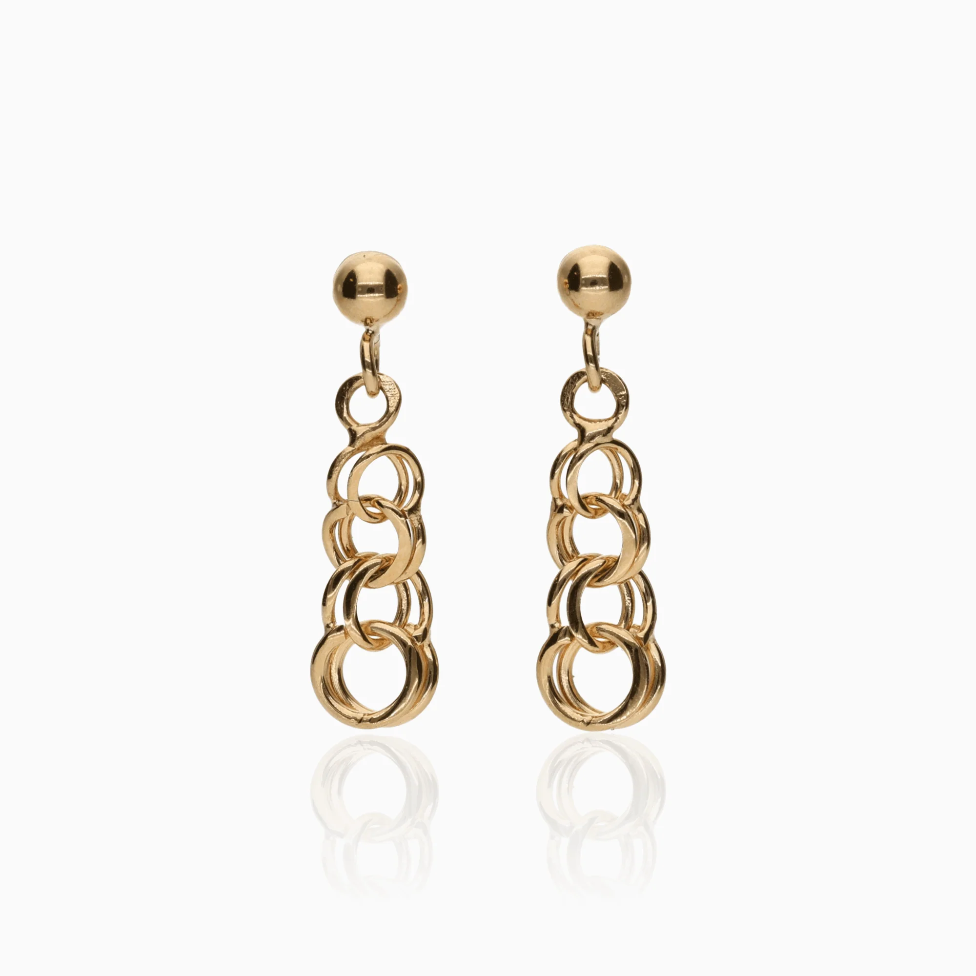 Bismarck earrings 1.12g 18K gold