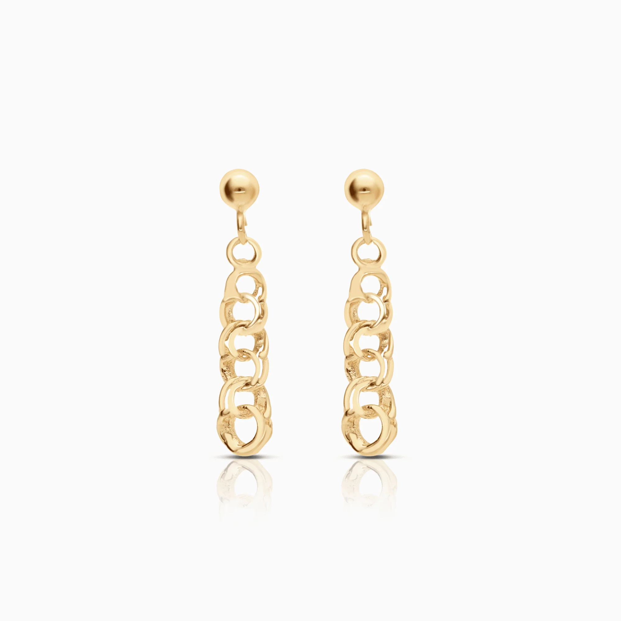 Bismarck earrings 1.20g 18K gold