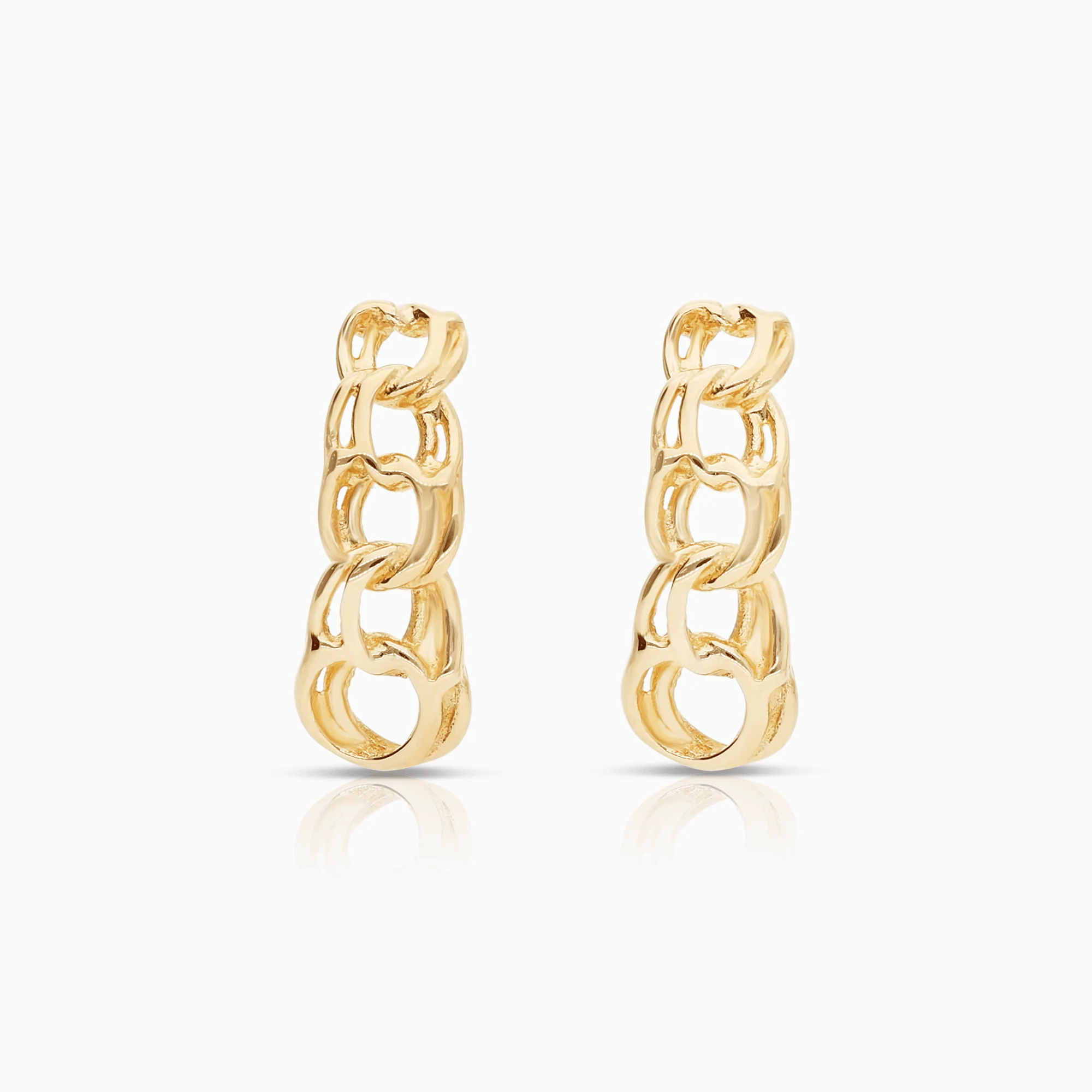 Bismarck earrings 1.35g 18K gold