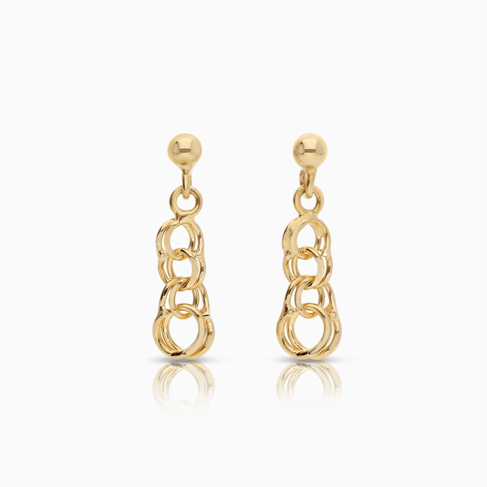 Bismarck earrings 1.45g 18K gold