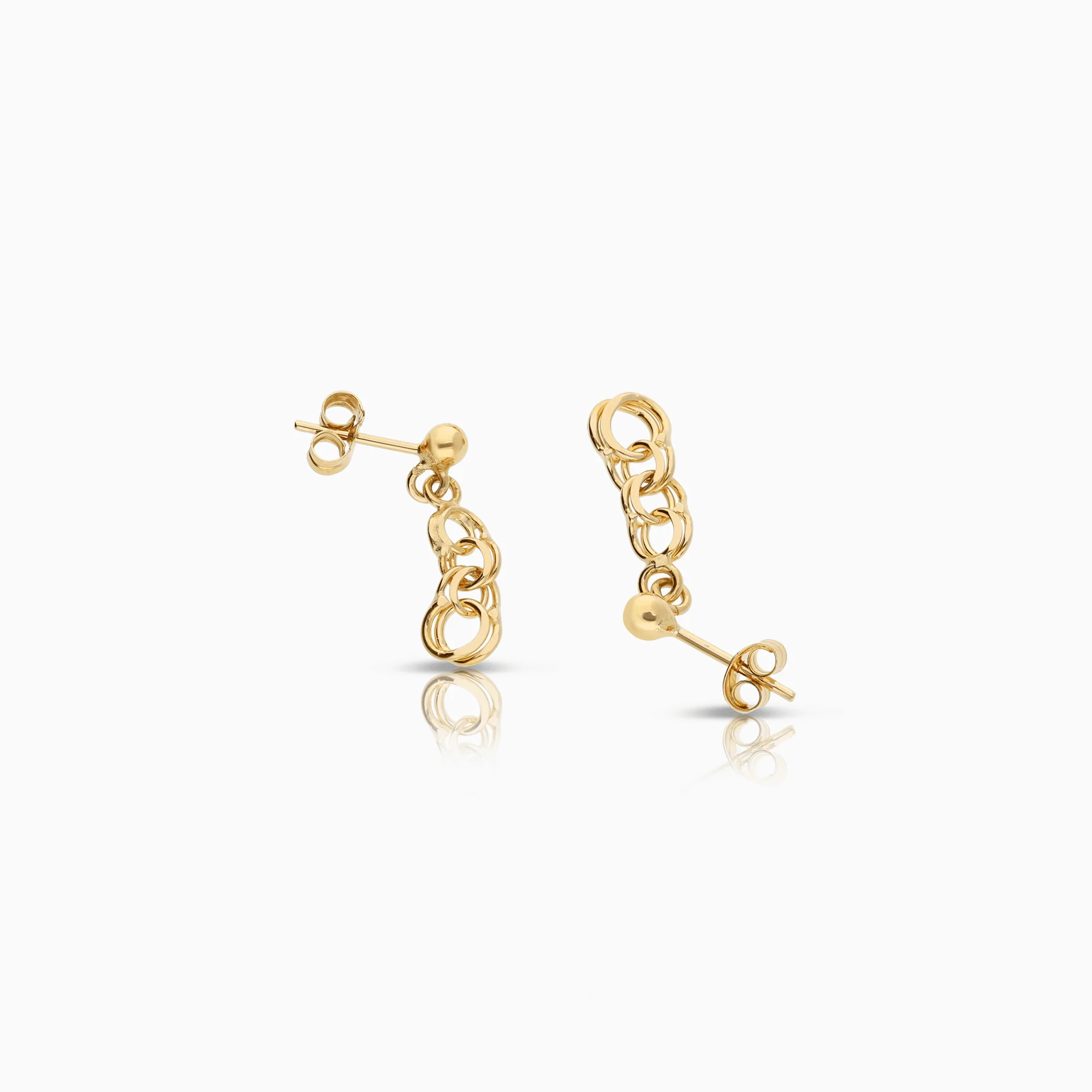 Bismarck earrings 1.45g 18K gold - Image 2