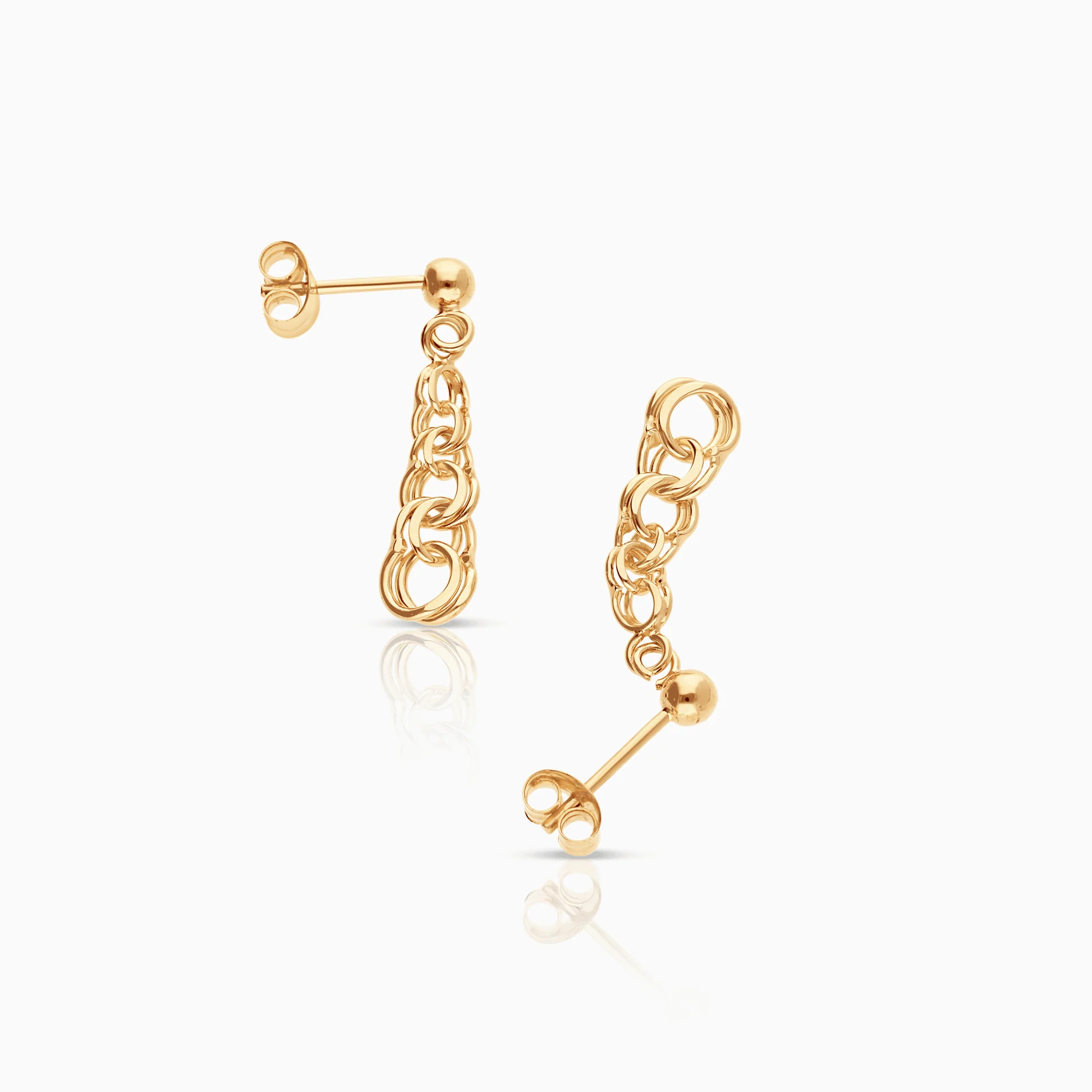 Bismarck earrings 1.48g 18K gold - Image 2