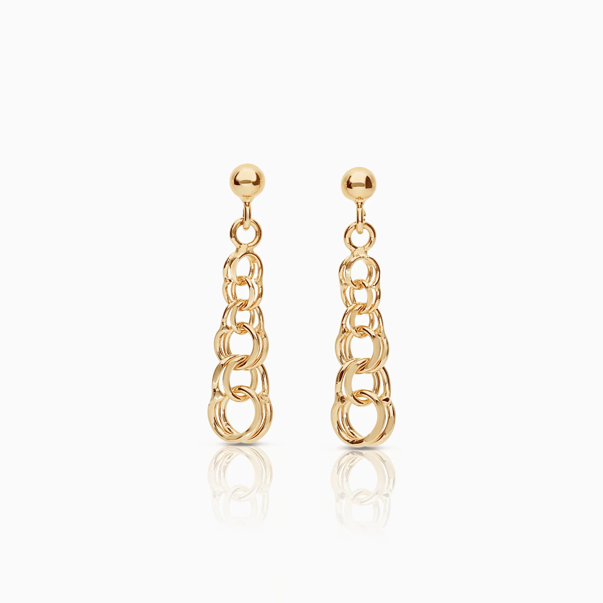 Bismarck earrings 1.52g 18K gold