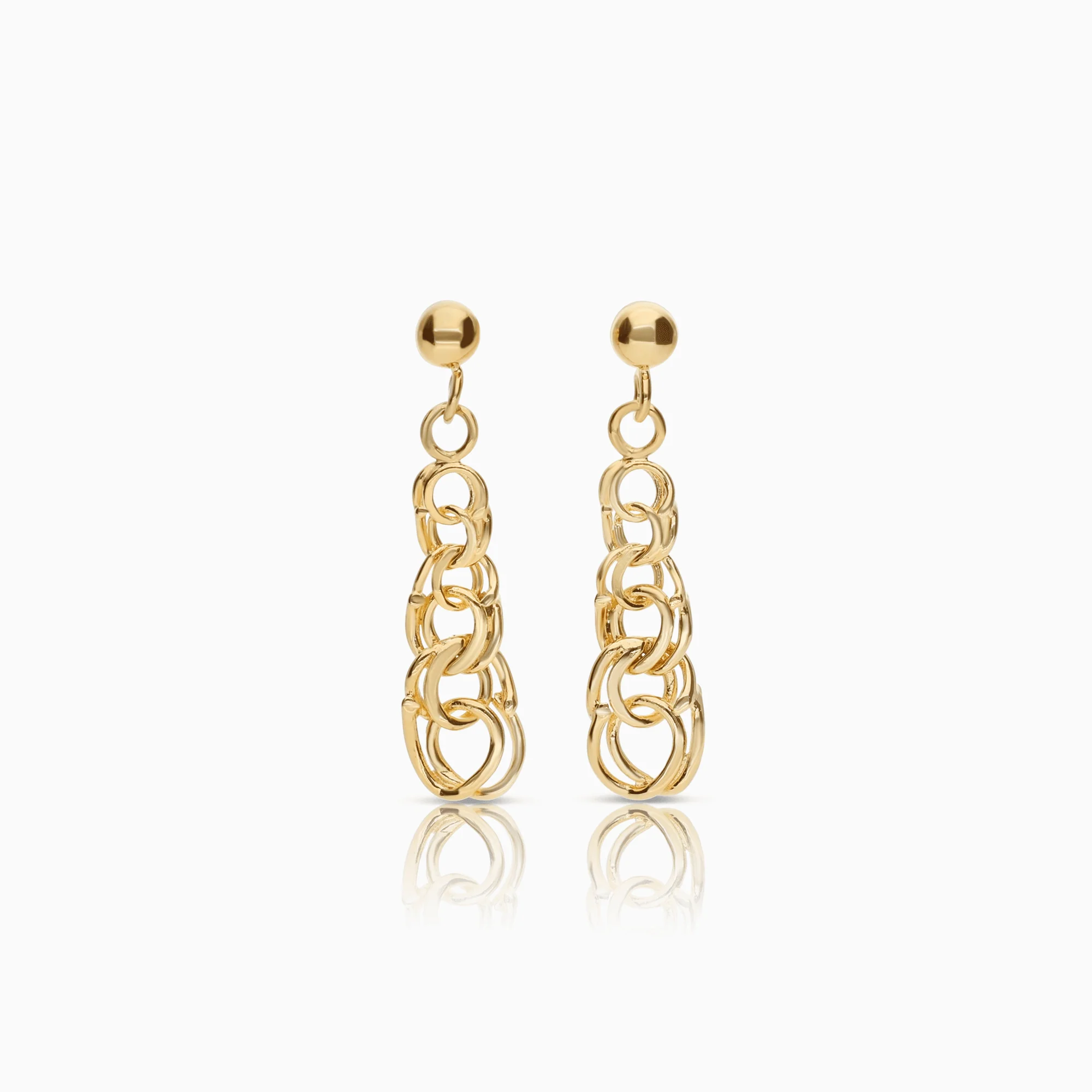 Bismarck Earrings 1.65g 18K Gold