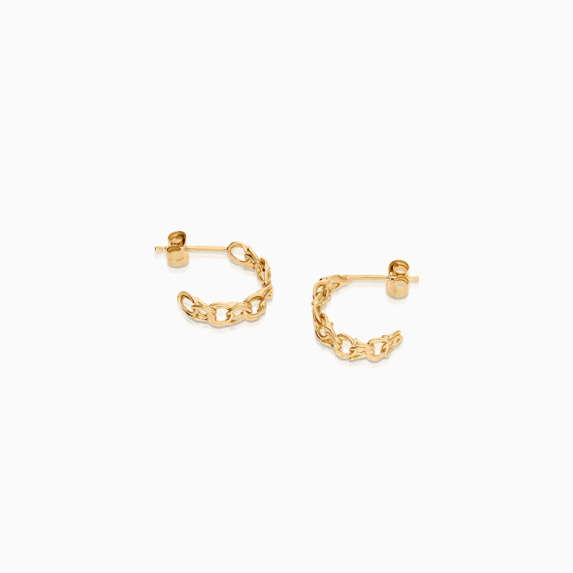 Bismarck earrings 1.66g 18K gold - Image 2