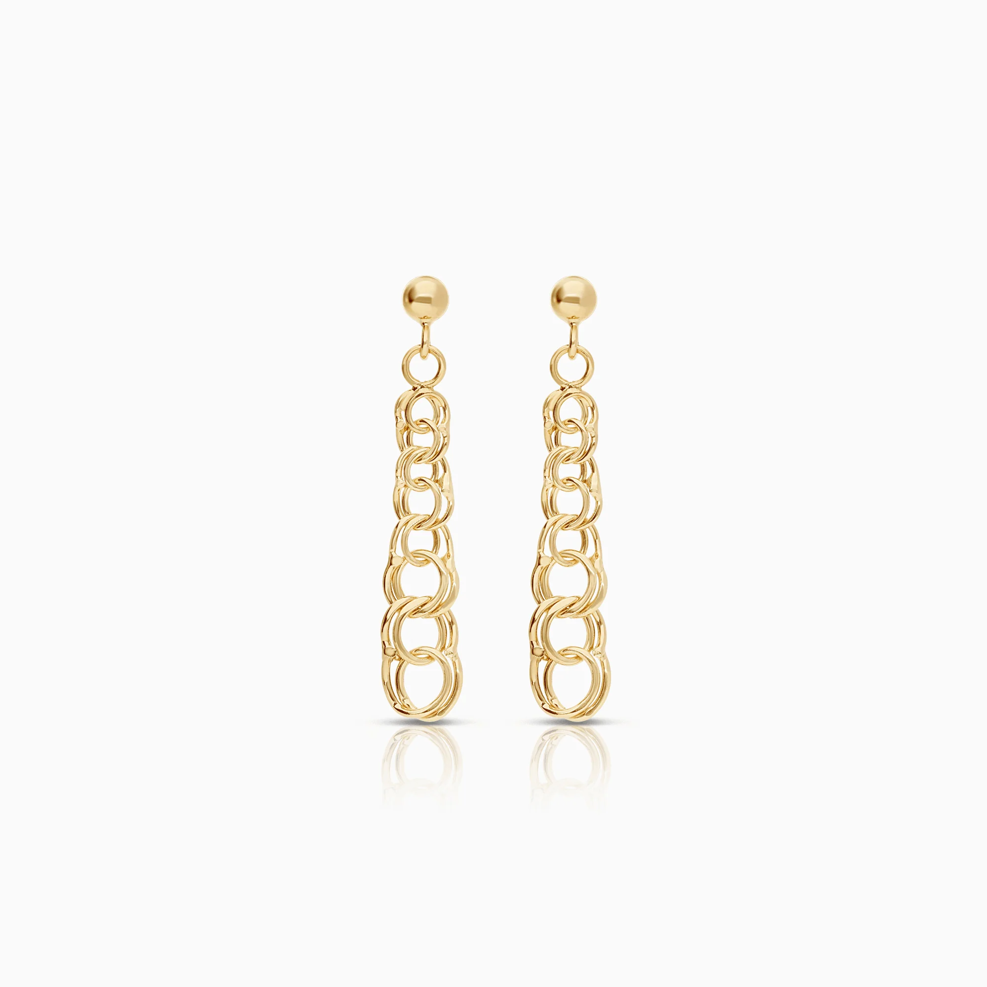 Bismarck earrings 1.80g 18K gold