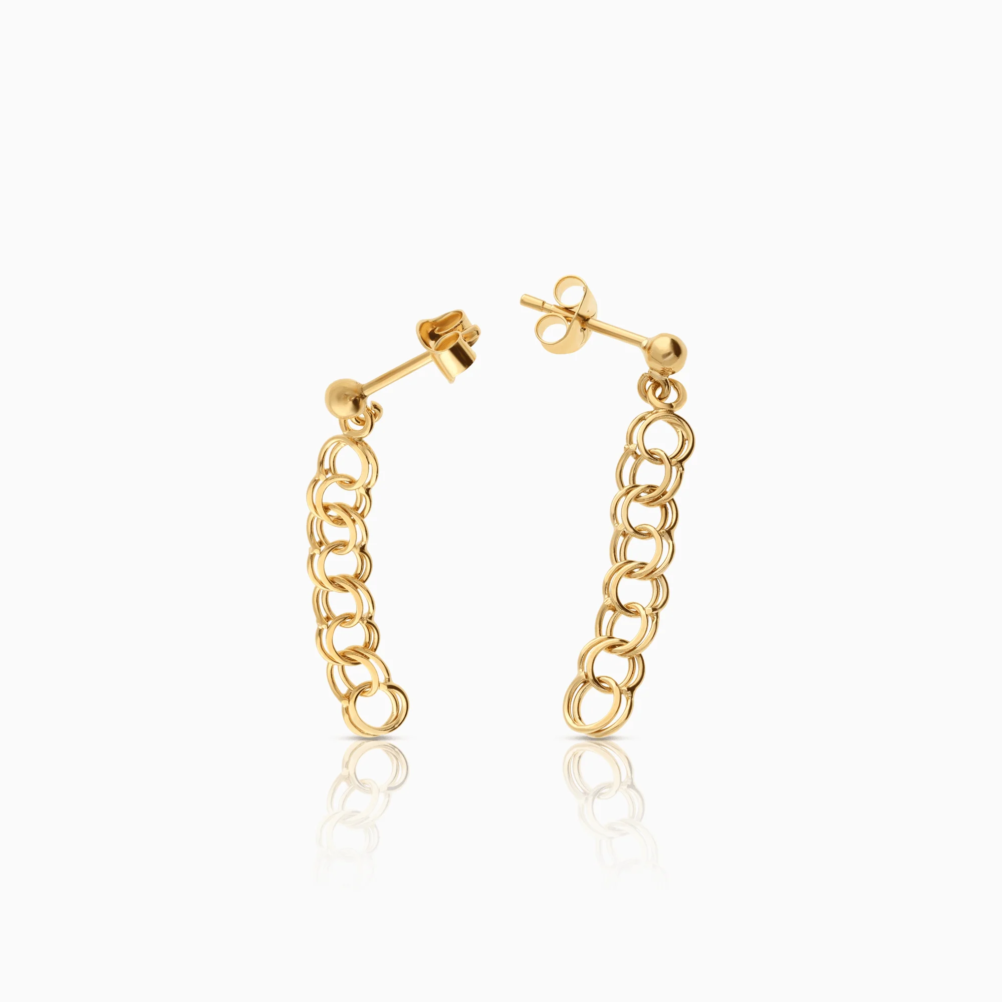 Bismarck earrings 1.92g 18K gold - Image 2