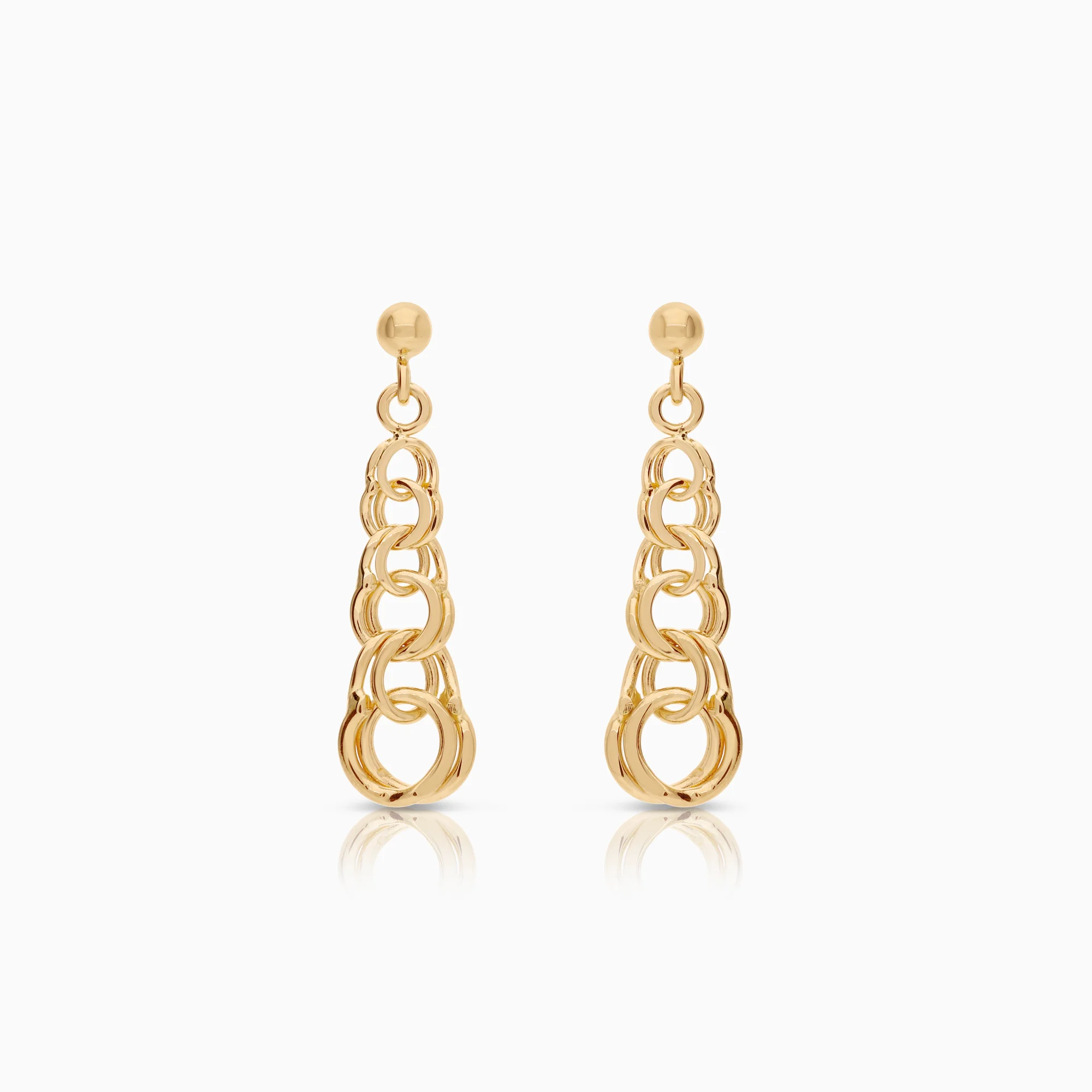Bismarck earrings 2.43g 18K gold
