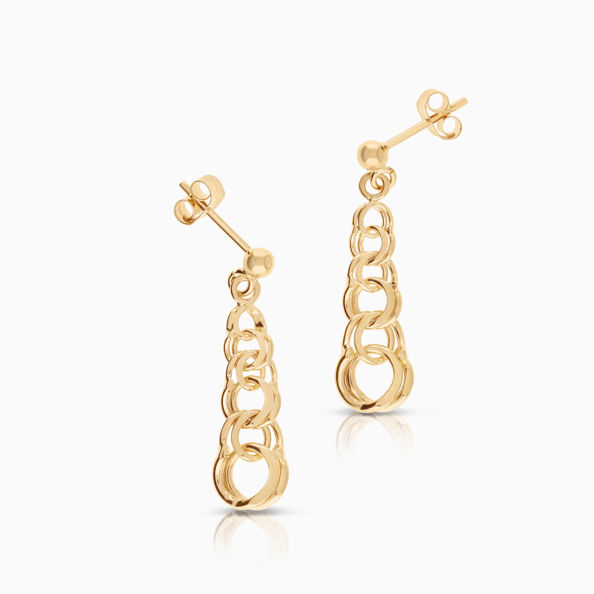 Bismarck earrings 2.43g 18K gold - Image 2