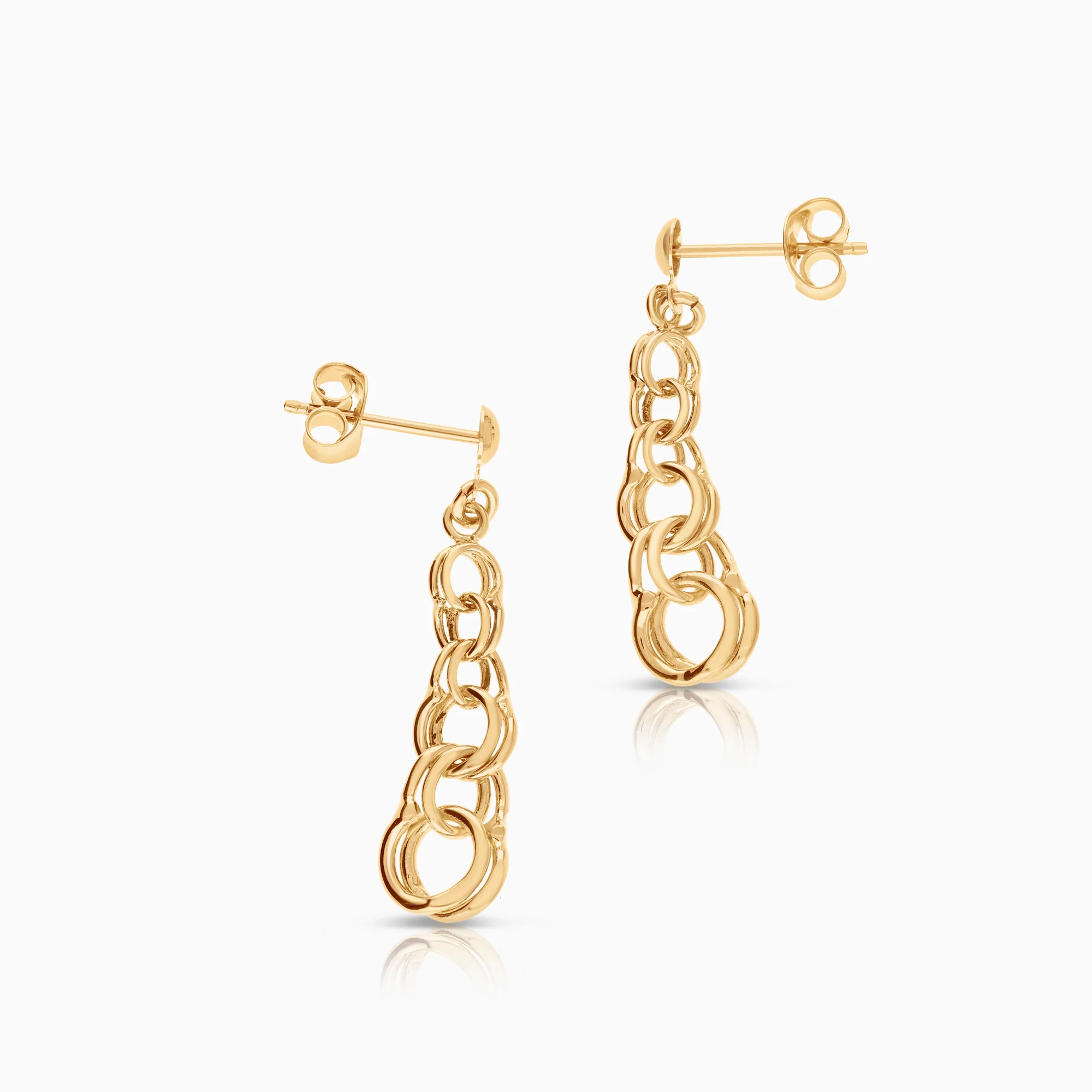 Bismarck earrings 2.72g 18K gold - Image 2