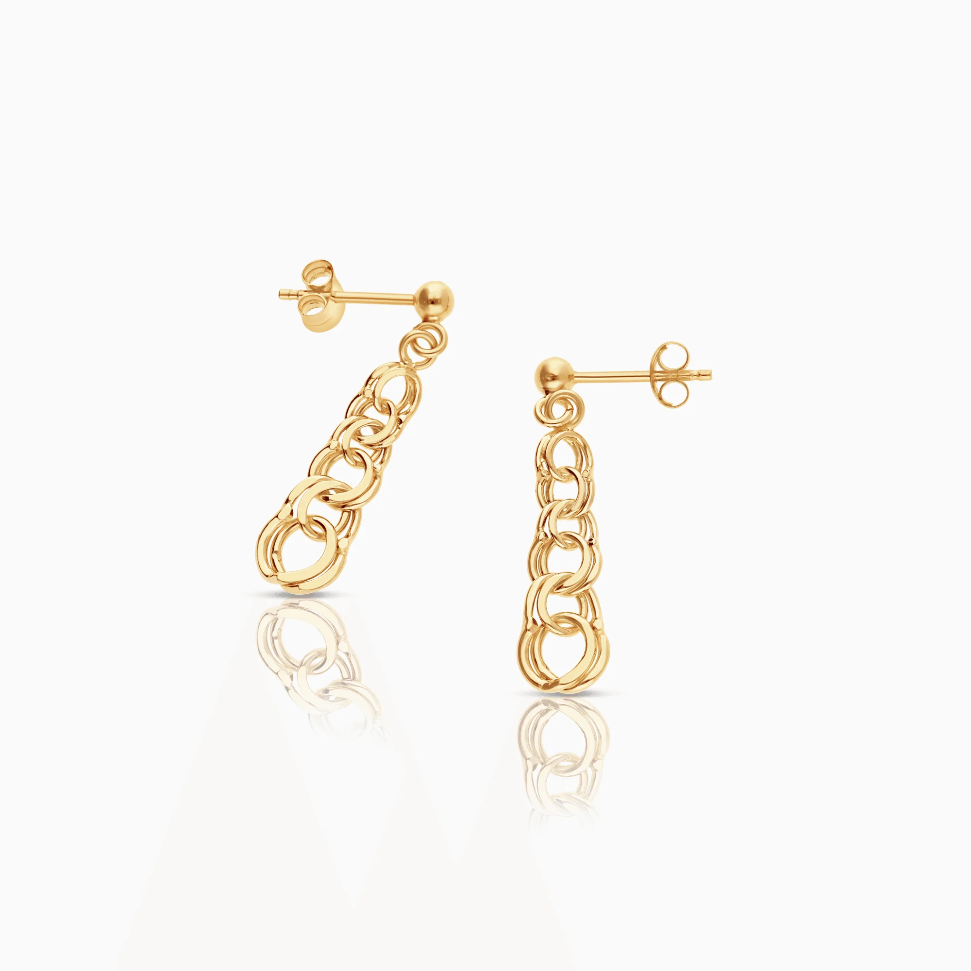 Bismarck earrings 2.15g 18K gold - Image 2
