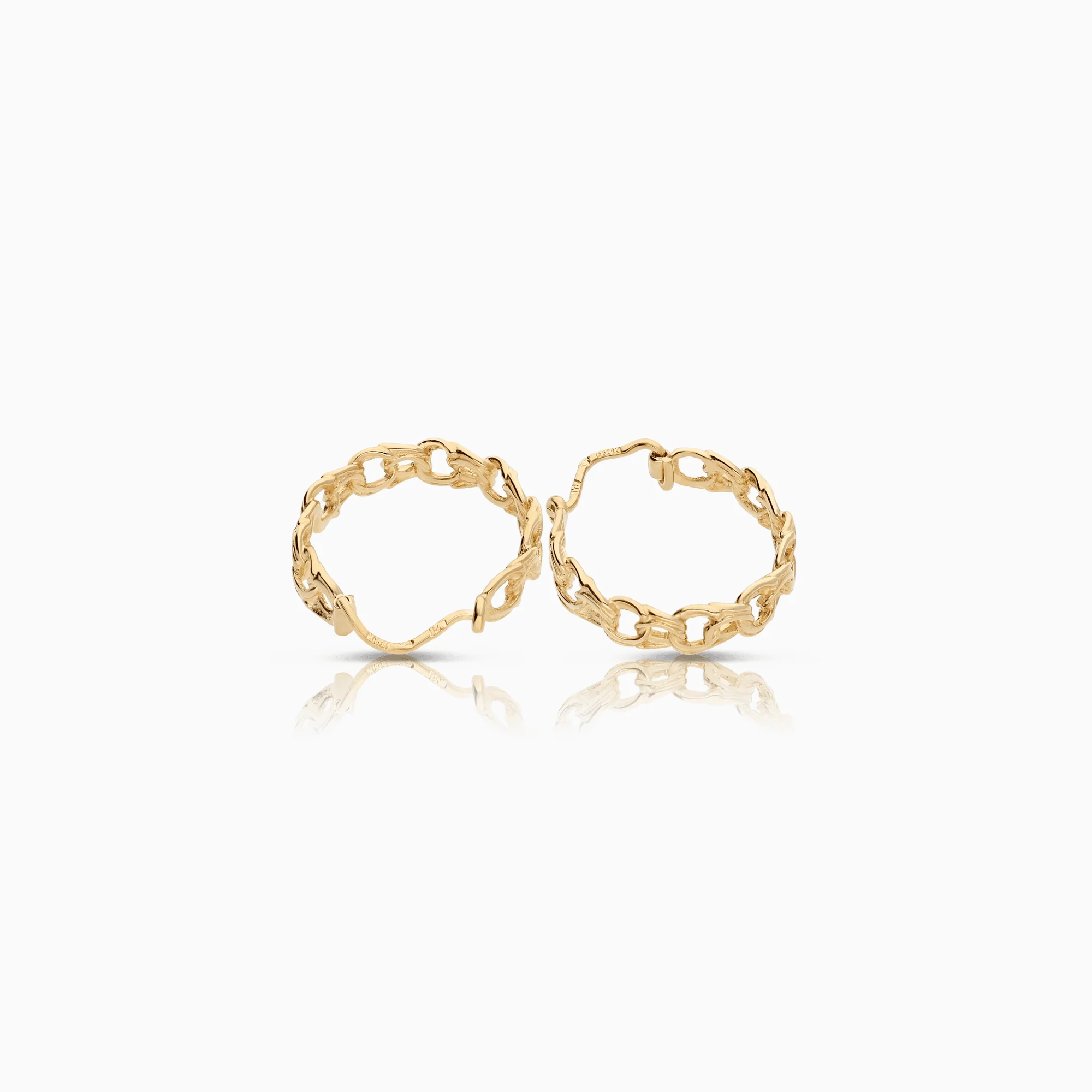 Bismarck earrings 2.89g 18K gold - Image 2