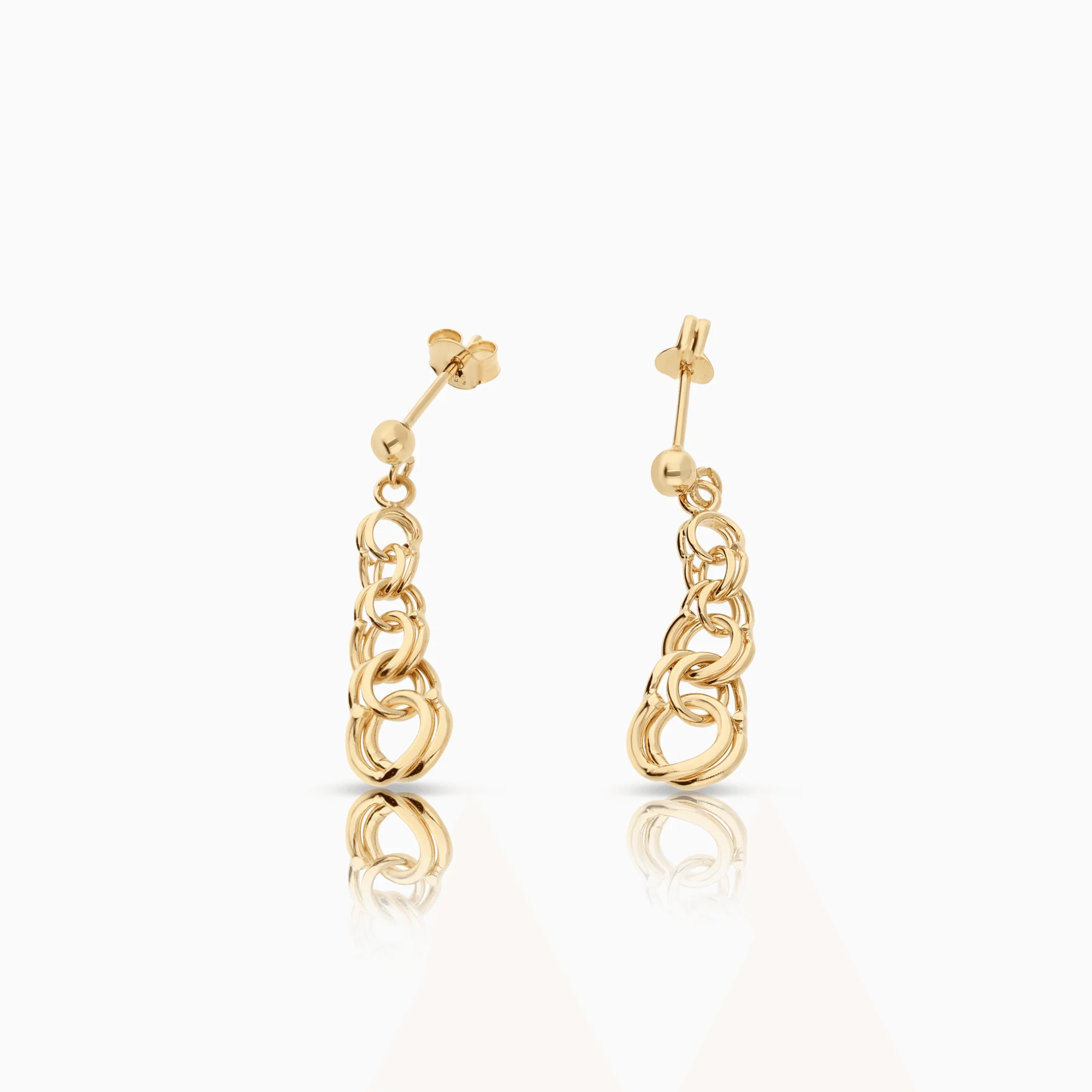 Bismarck earrings 2.96g 18K gold - Image 2