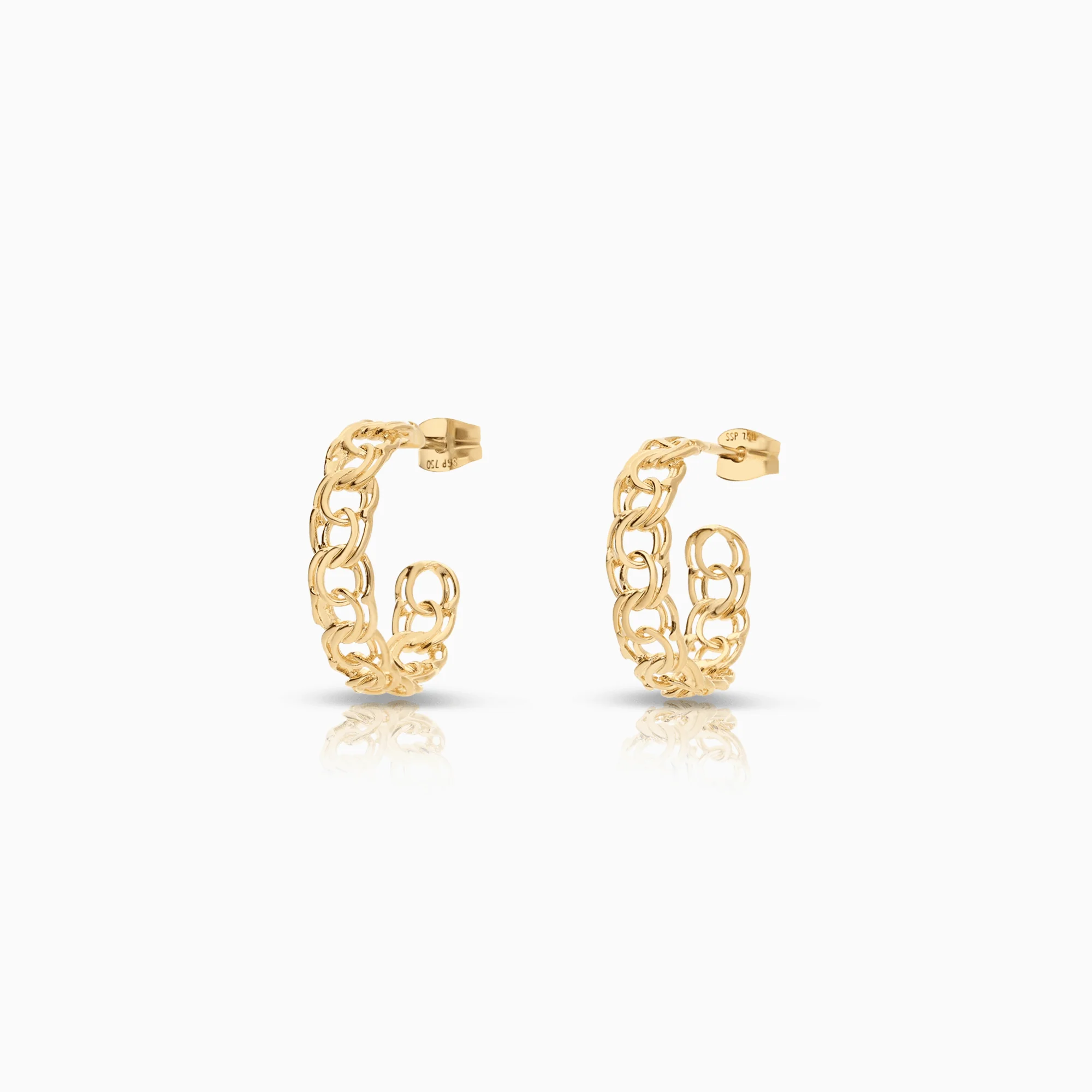 Bismarck Earrings 3.12g 18K Gold