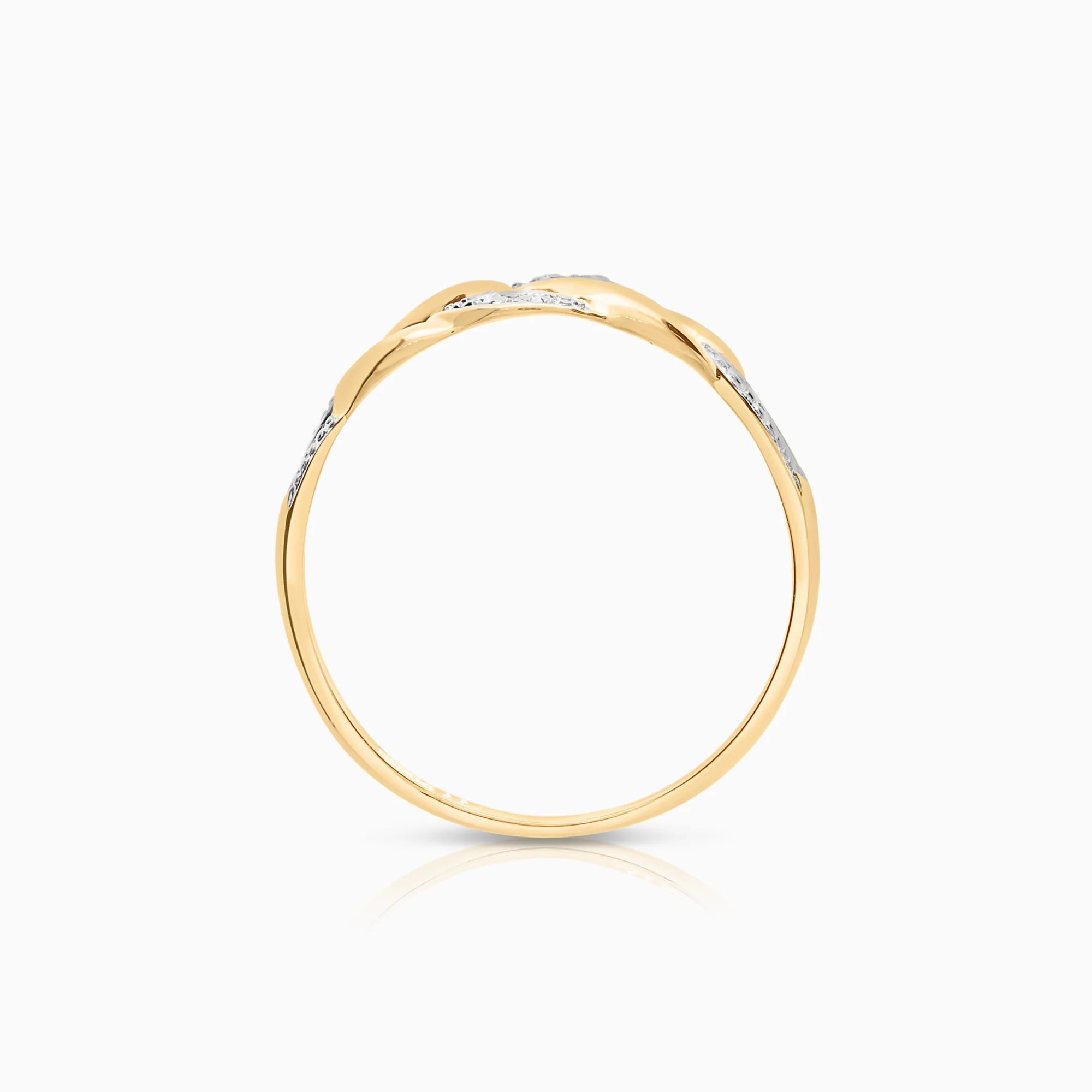 Bismarck ring 0.02ct 18K gold - Image 2