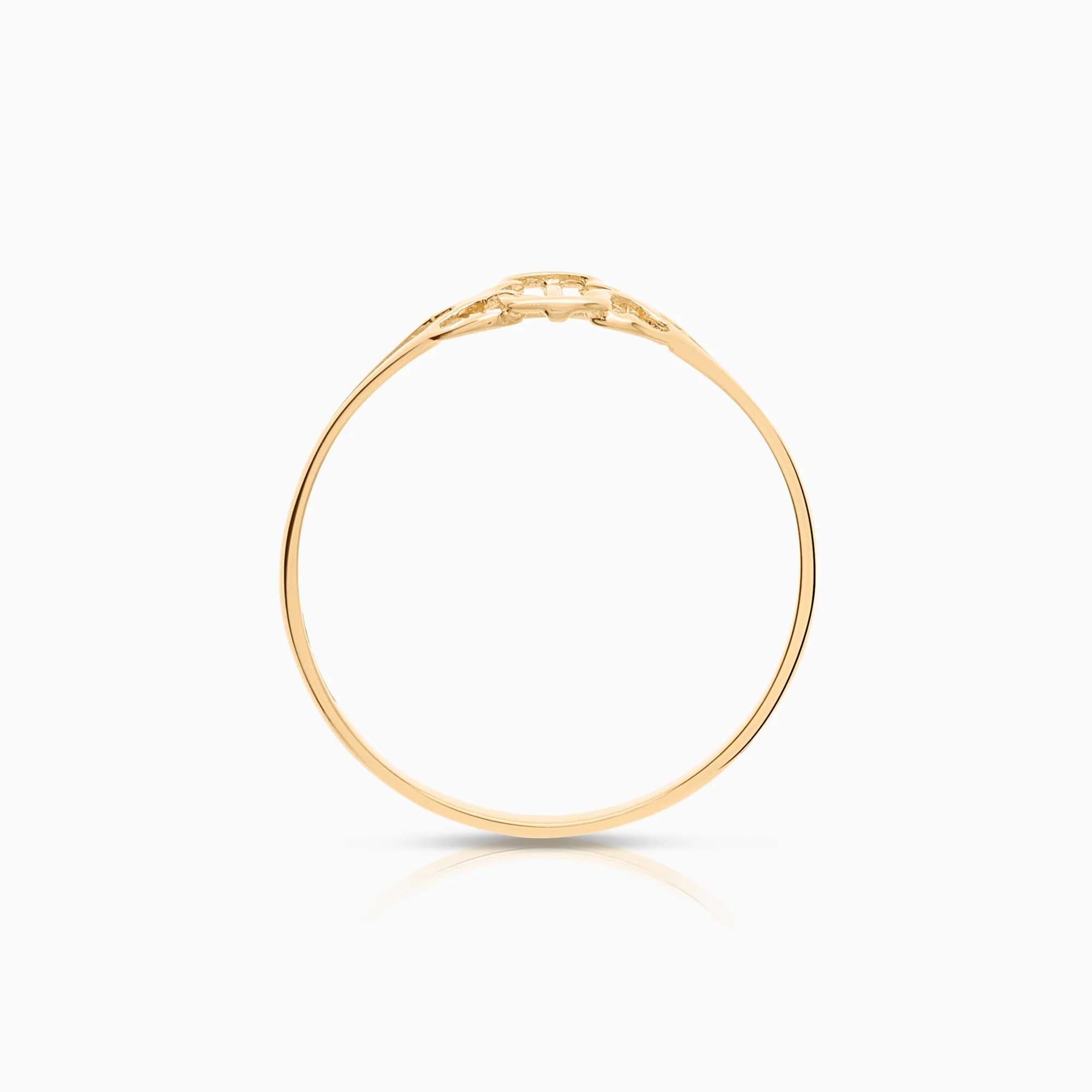 X-link ring 0.72 g 18K gold - Image 2