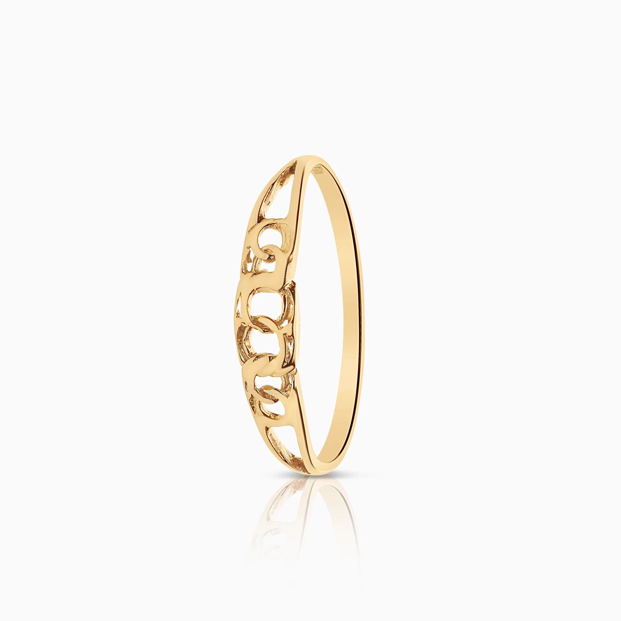 Bismarck ring 0.83g 18K gold