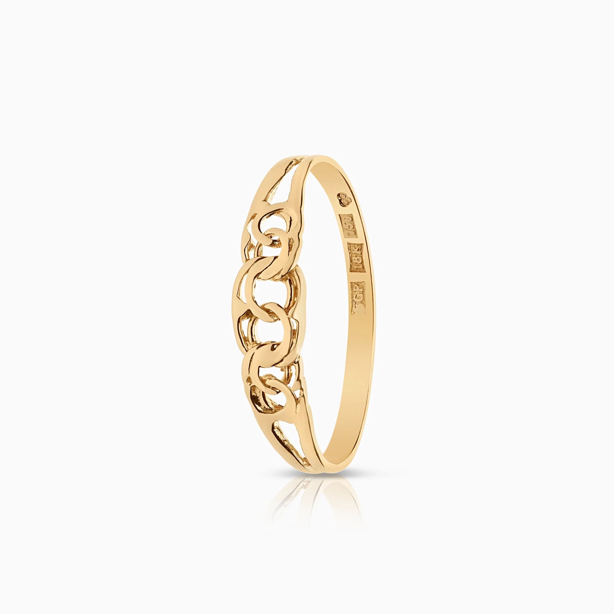 Bismarck ring 0.87g 18K gold