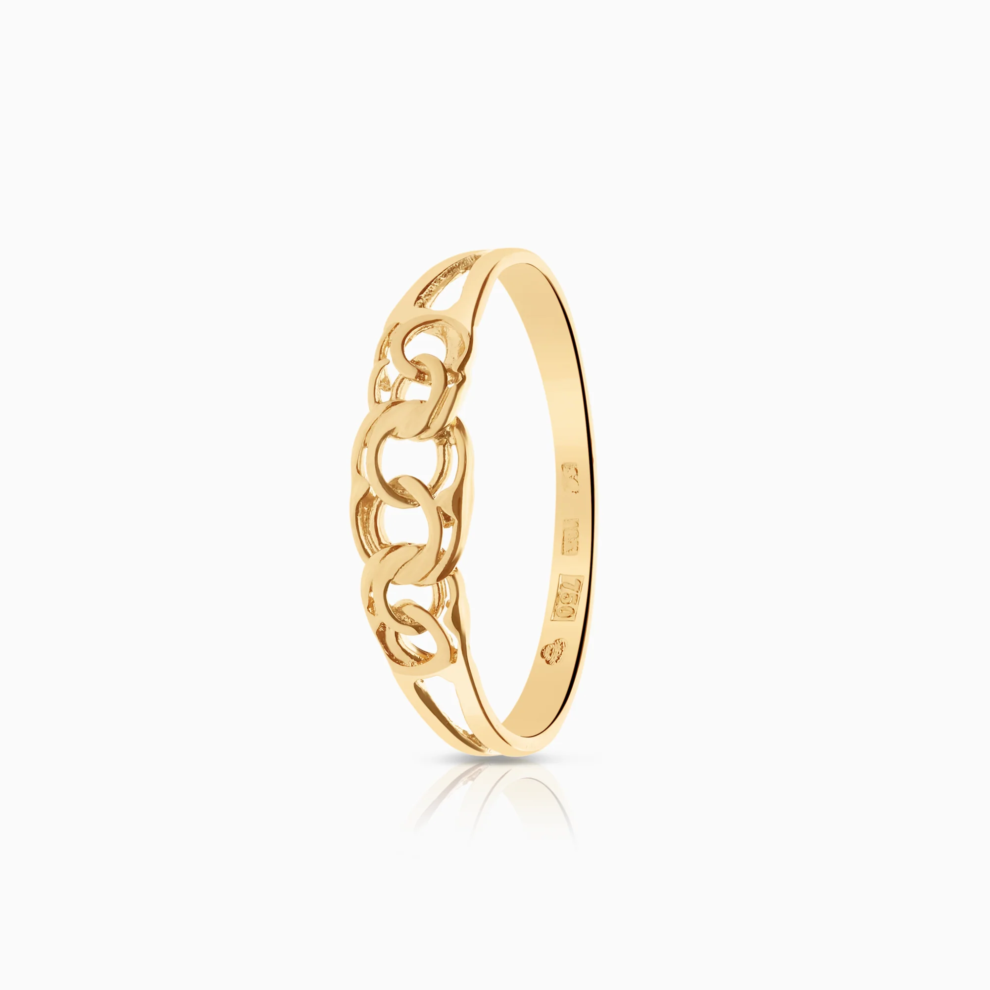 Bismarck ring 0.90g 18K gold