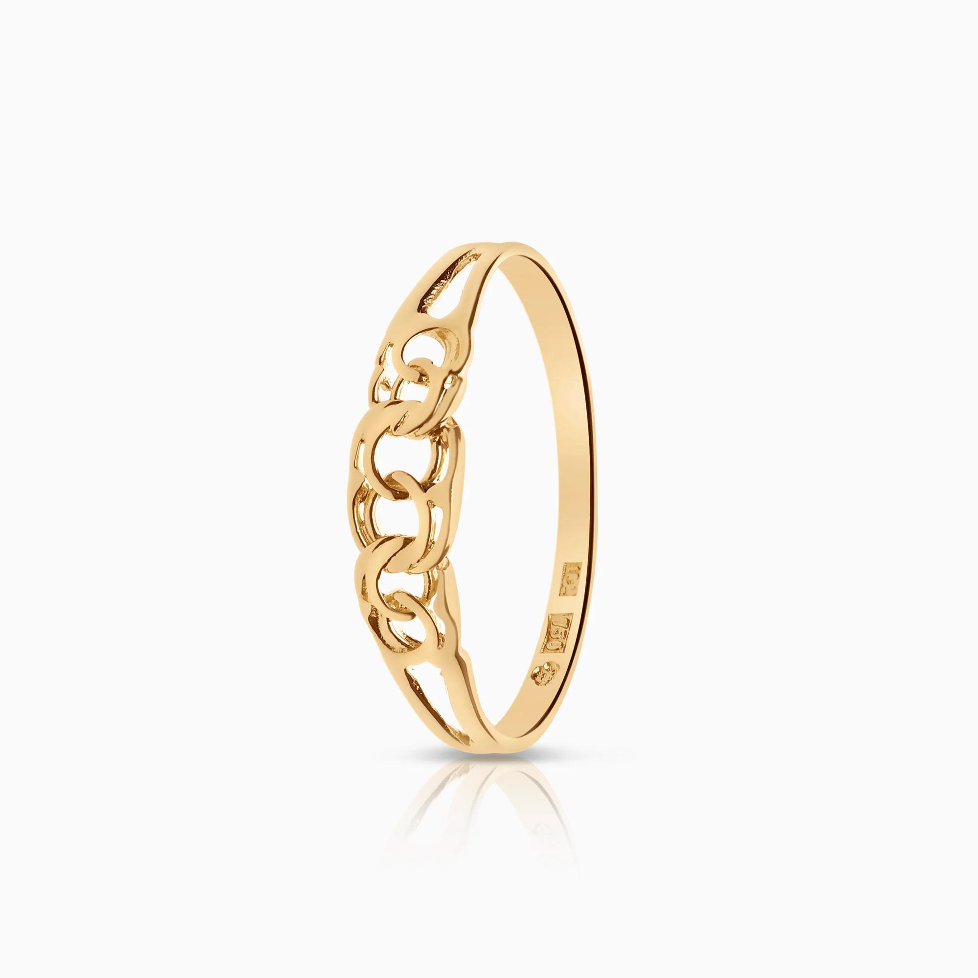 Bismarck ring 0.91g 18K gold