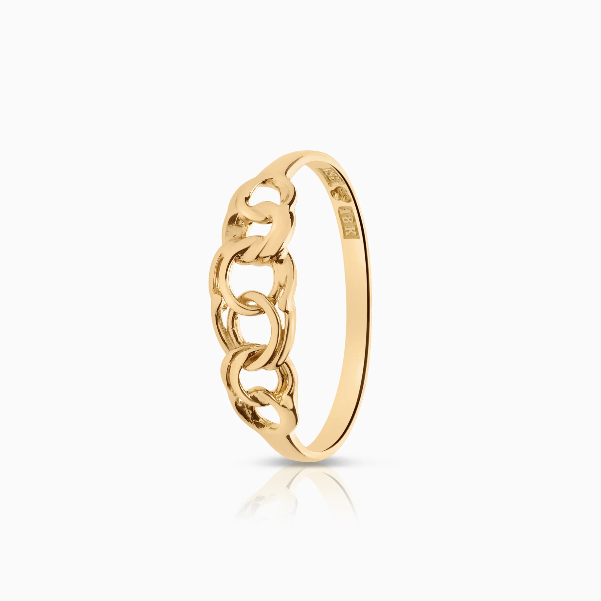 Bismarck ring 0.93g 18K gold