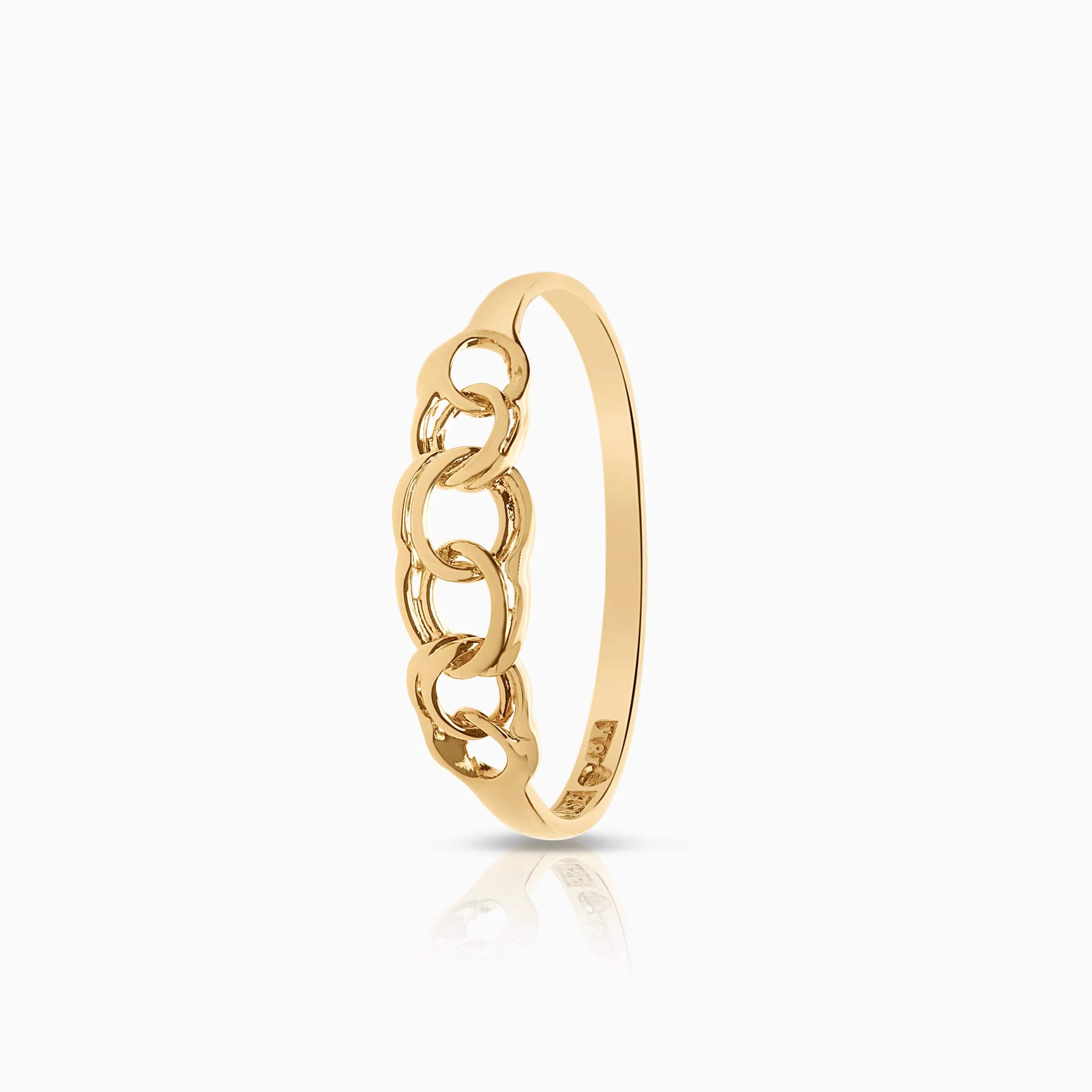 Bismarck ring 0.93g 18K gold