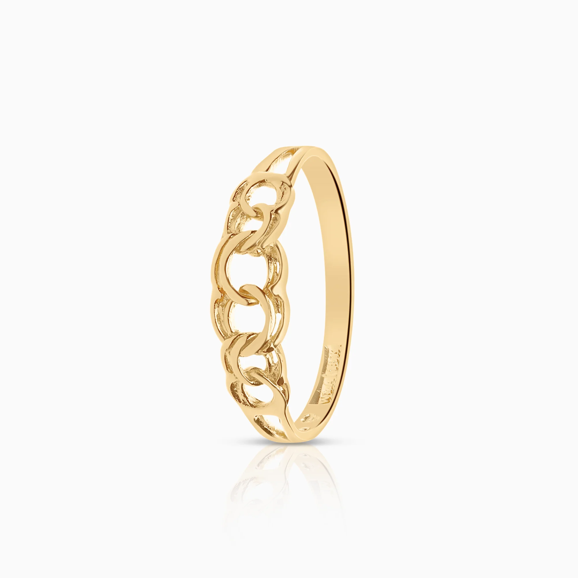 Bismarck ring 0.94g 18K gold