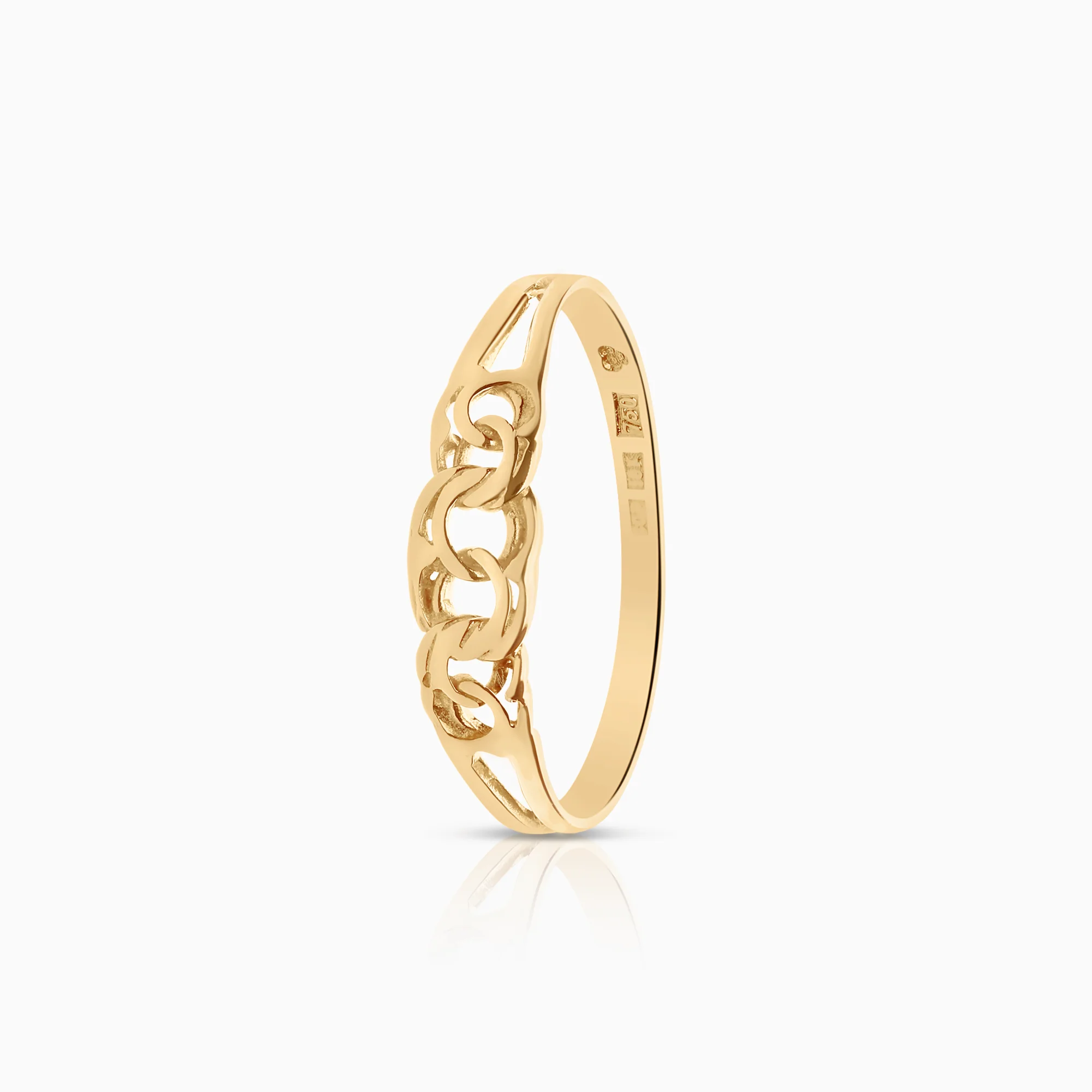 Bismarck ring 0.95g 18K gold