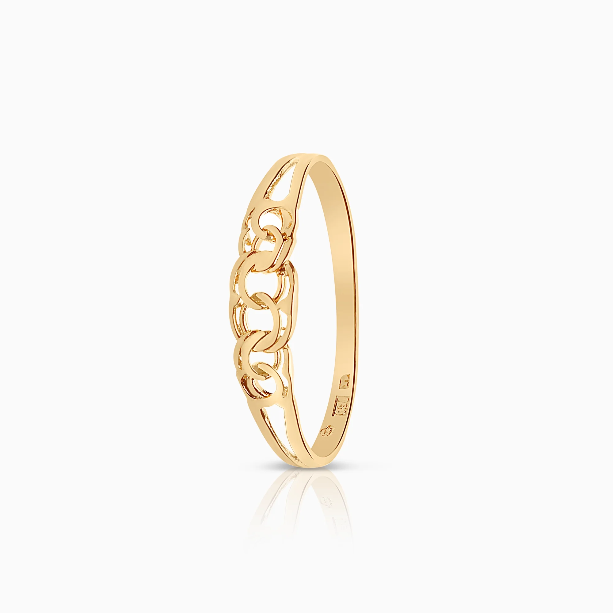 Bismarck ring 0.95g 18K gold