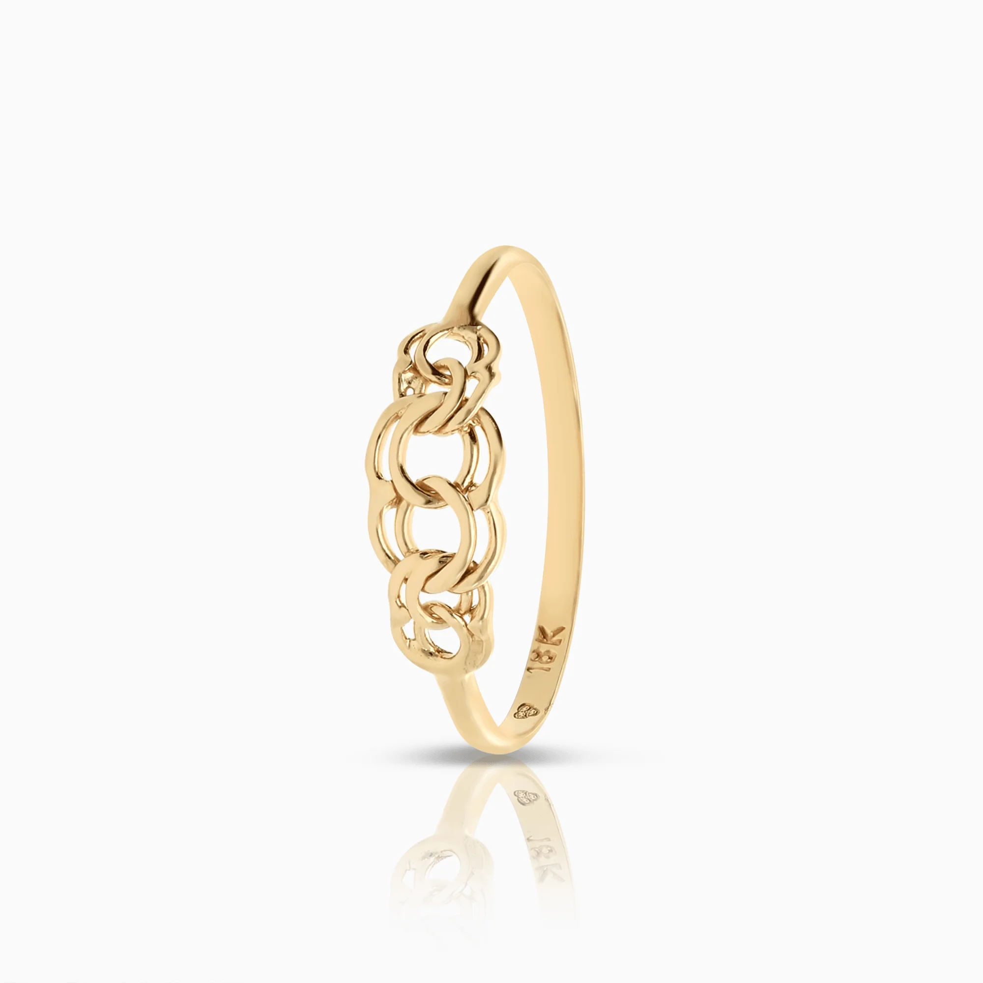 Bismarck ring 0.70g 18K gold