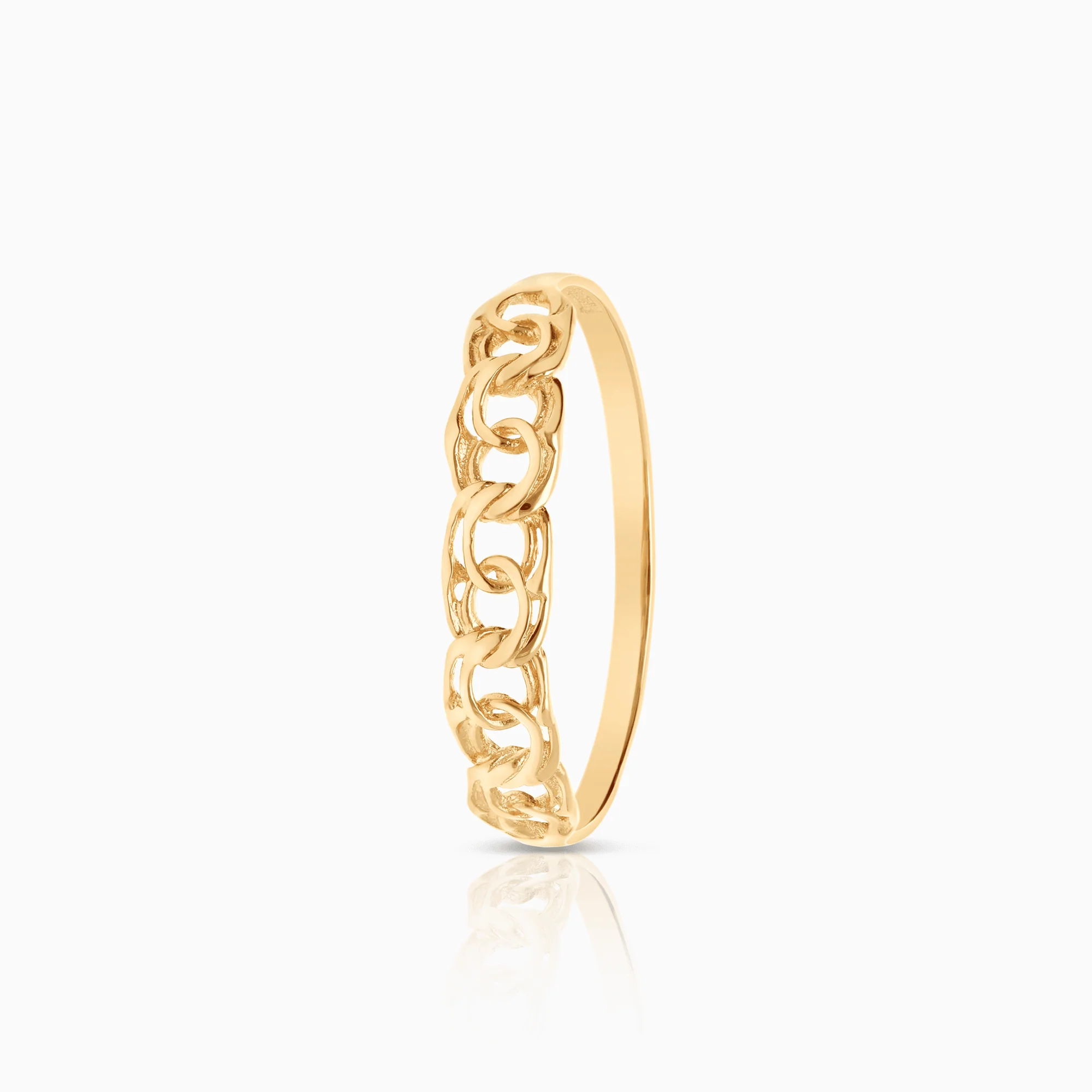 Bismarck ring 0.82g 18K gold