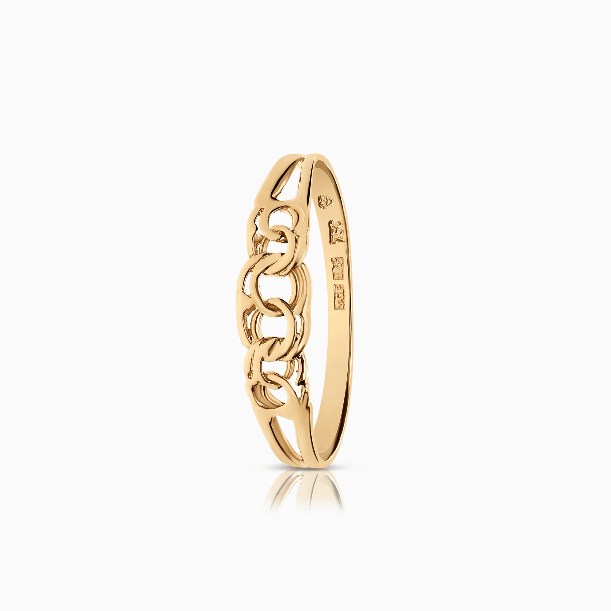 Bismarck ring 0.88g 18K gold