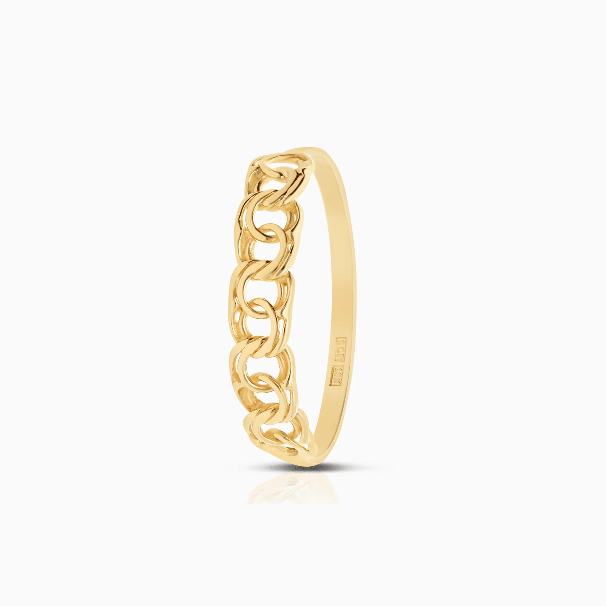 Bismarck ring 0.94g 18K gold