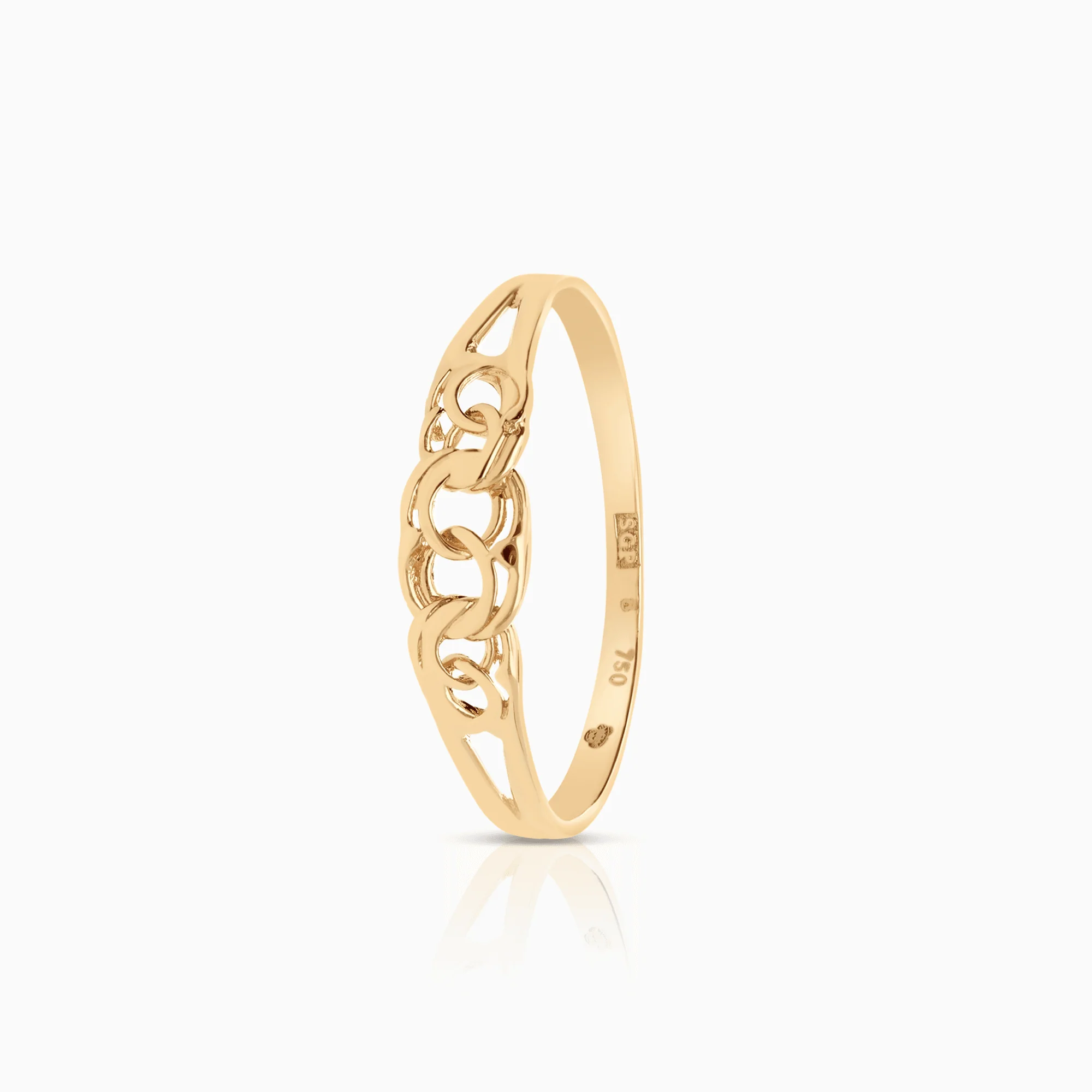 Bismarck ring 0.96g 18K gold