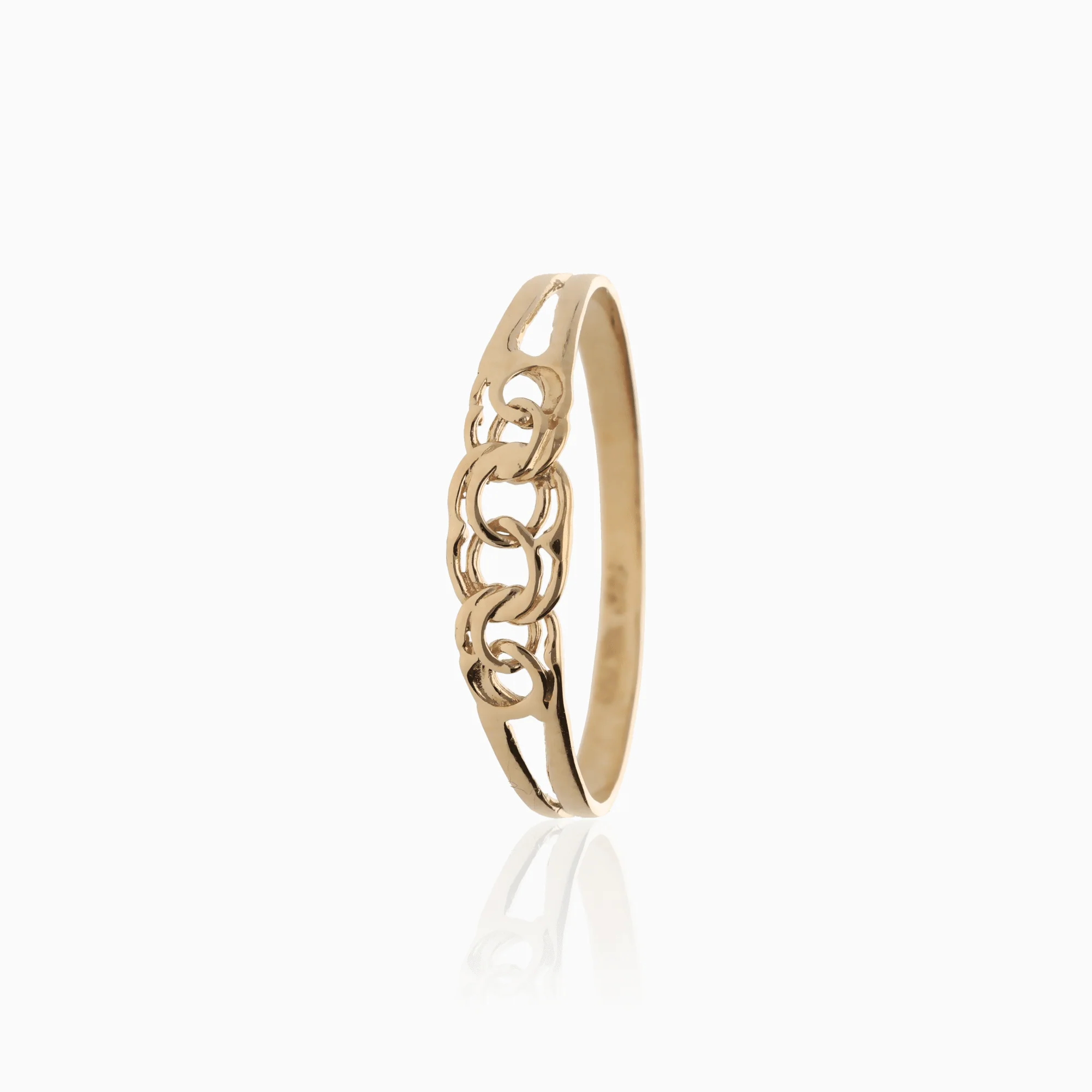 Bismarck ring 0.9g 18K gold