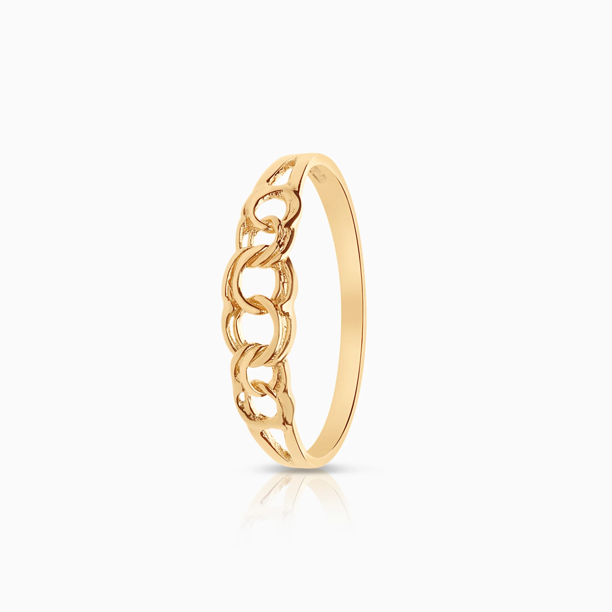 Bismarck ring 1.01g 18K gold
