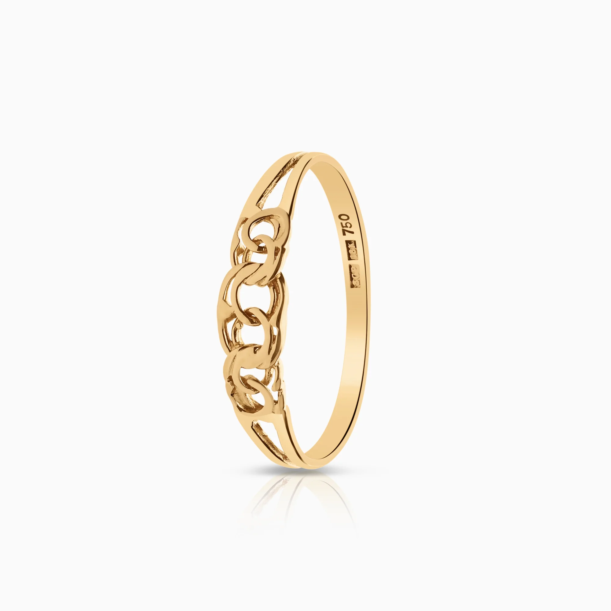 Bismarck ring 1.02g 18K gold