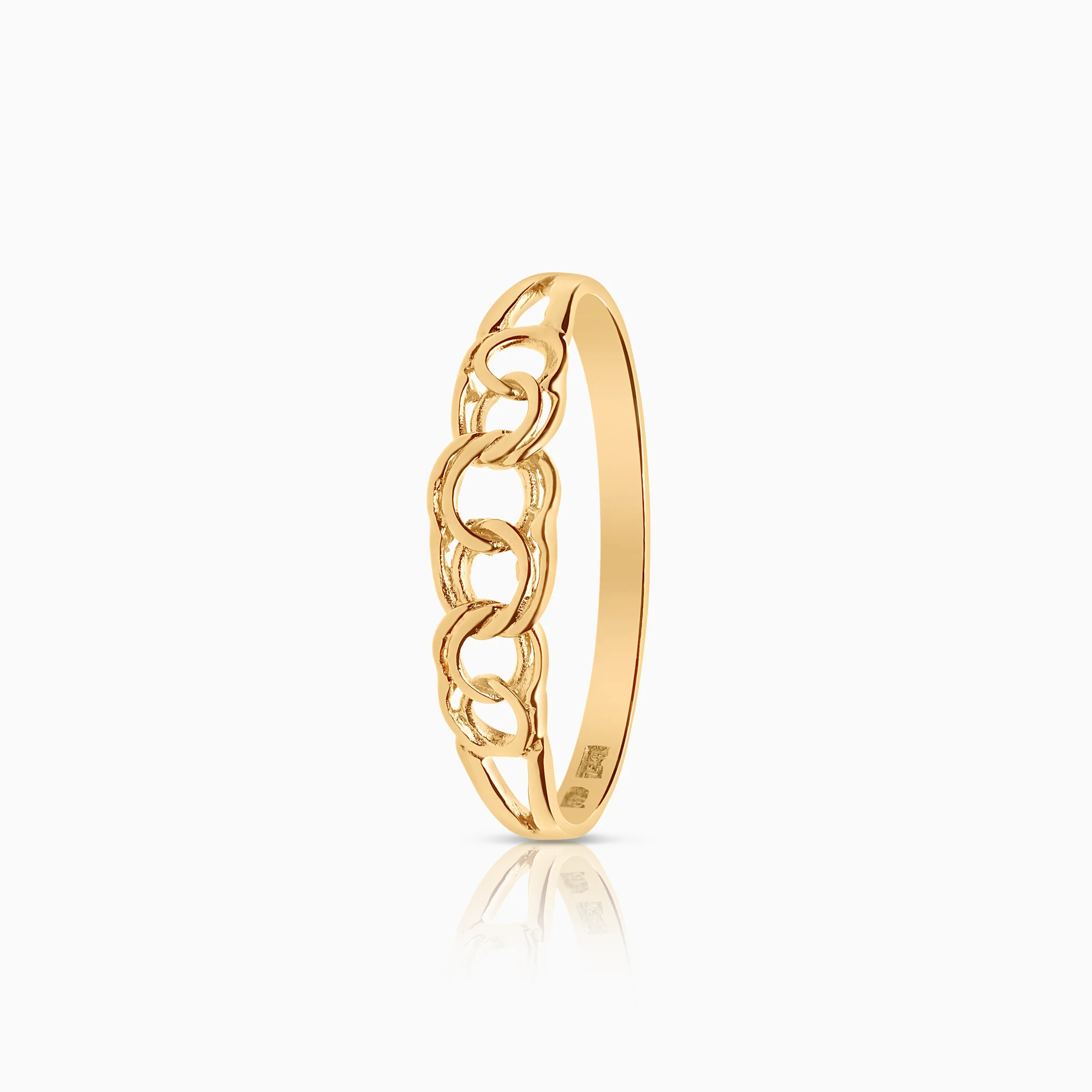 Bismarck ring 1.14g 18K gold